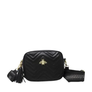 Small Camera Bag with Bee & Colour Strap