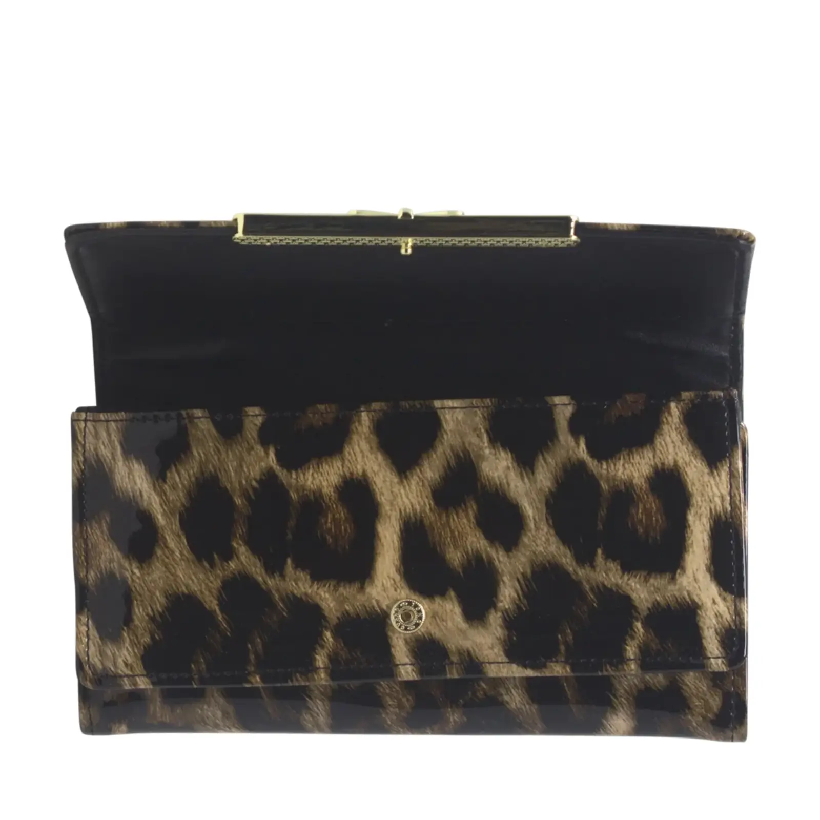Duo Flips Leopard Print Long Purse - Image 4