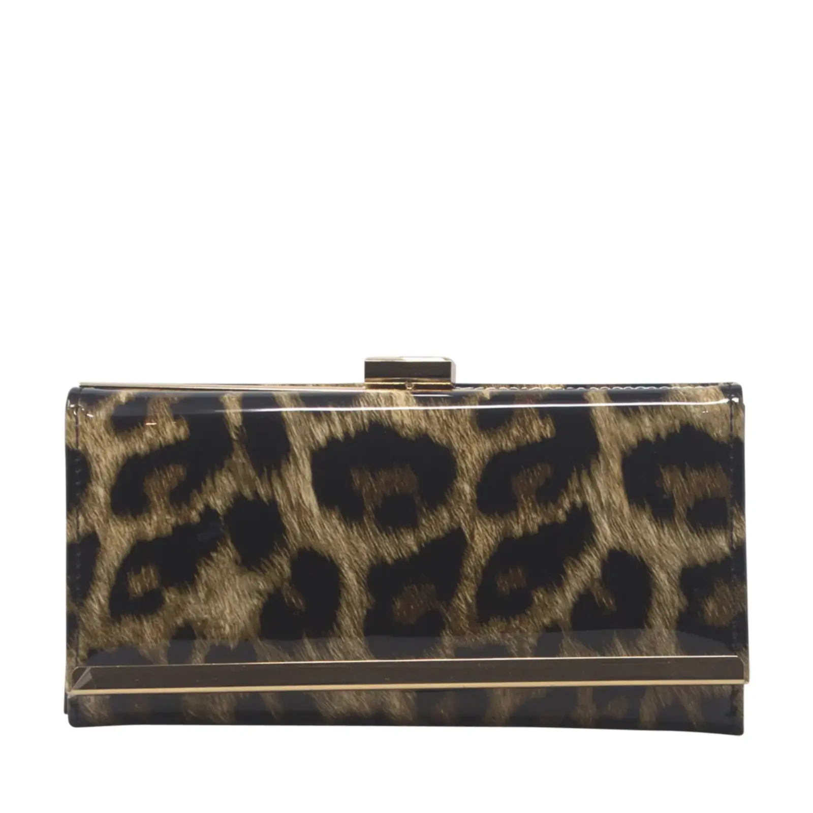 Shine Clutch Purse with Leopard Prints 1169/10830 - Image 3