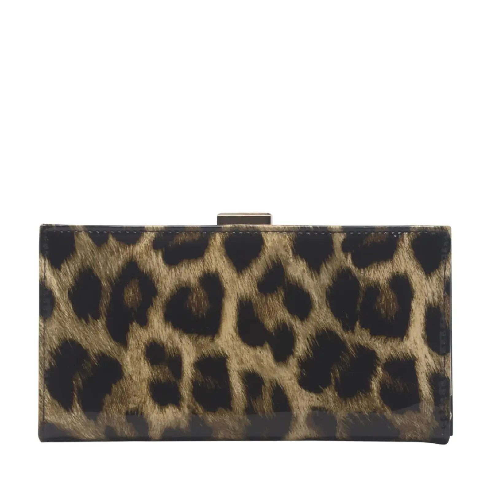 Shine Clutch Purse with Leopard Prints 1169/10830 - Image 4