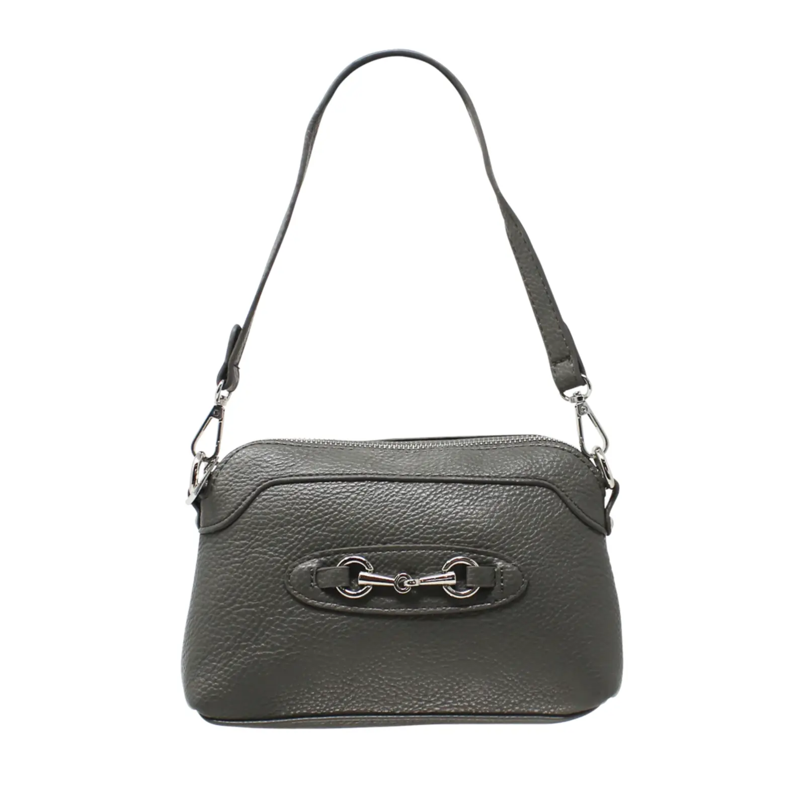 Small Bag with Linked Metal Parts & Double Straps - Image 11
