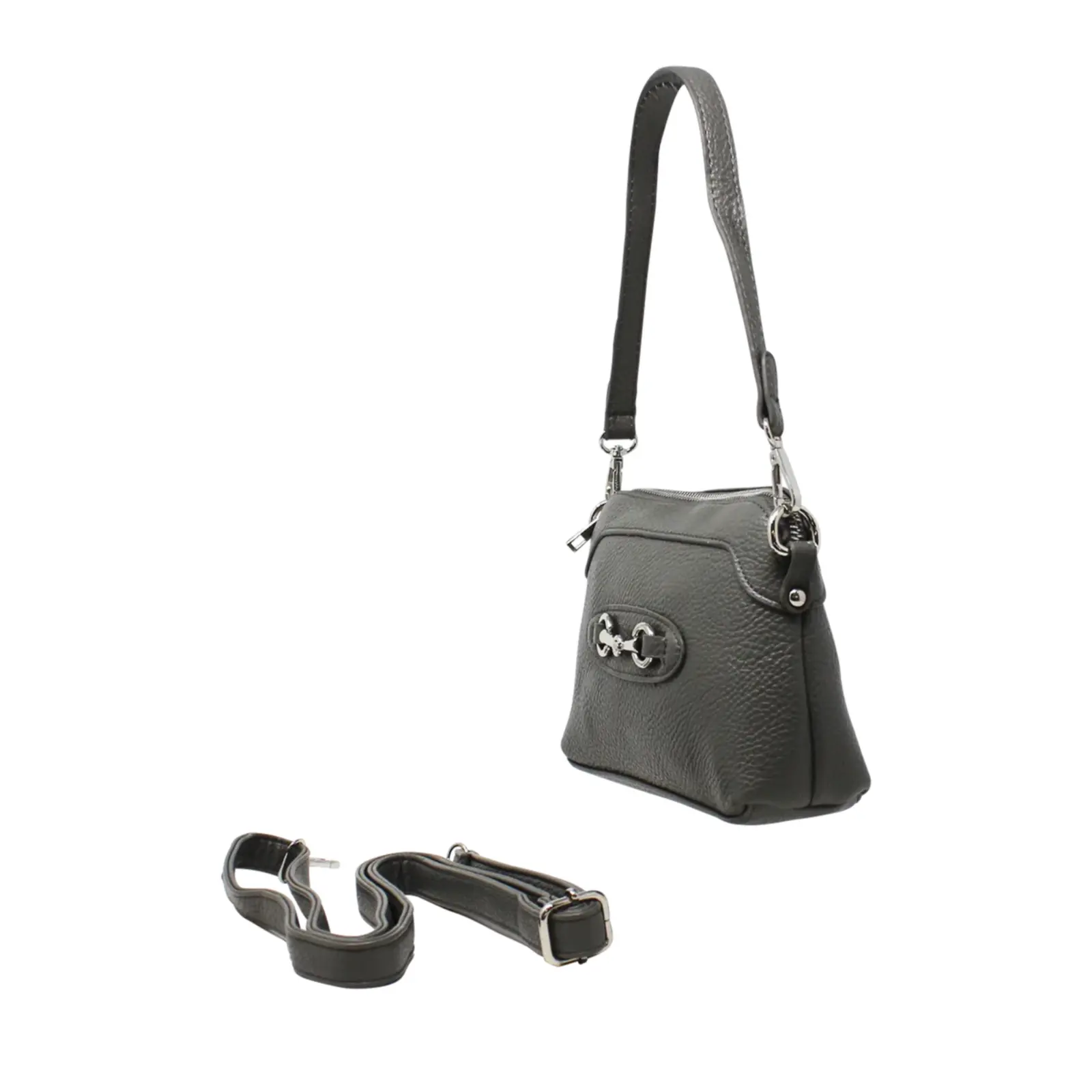 Small Bag with Linked Metal Parts & Double Straps - Image 12