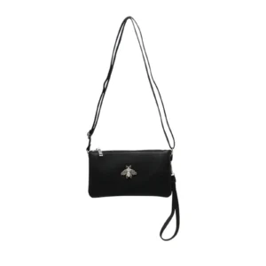 Crossbody Clutch Purse Pouch with Bee