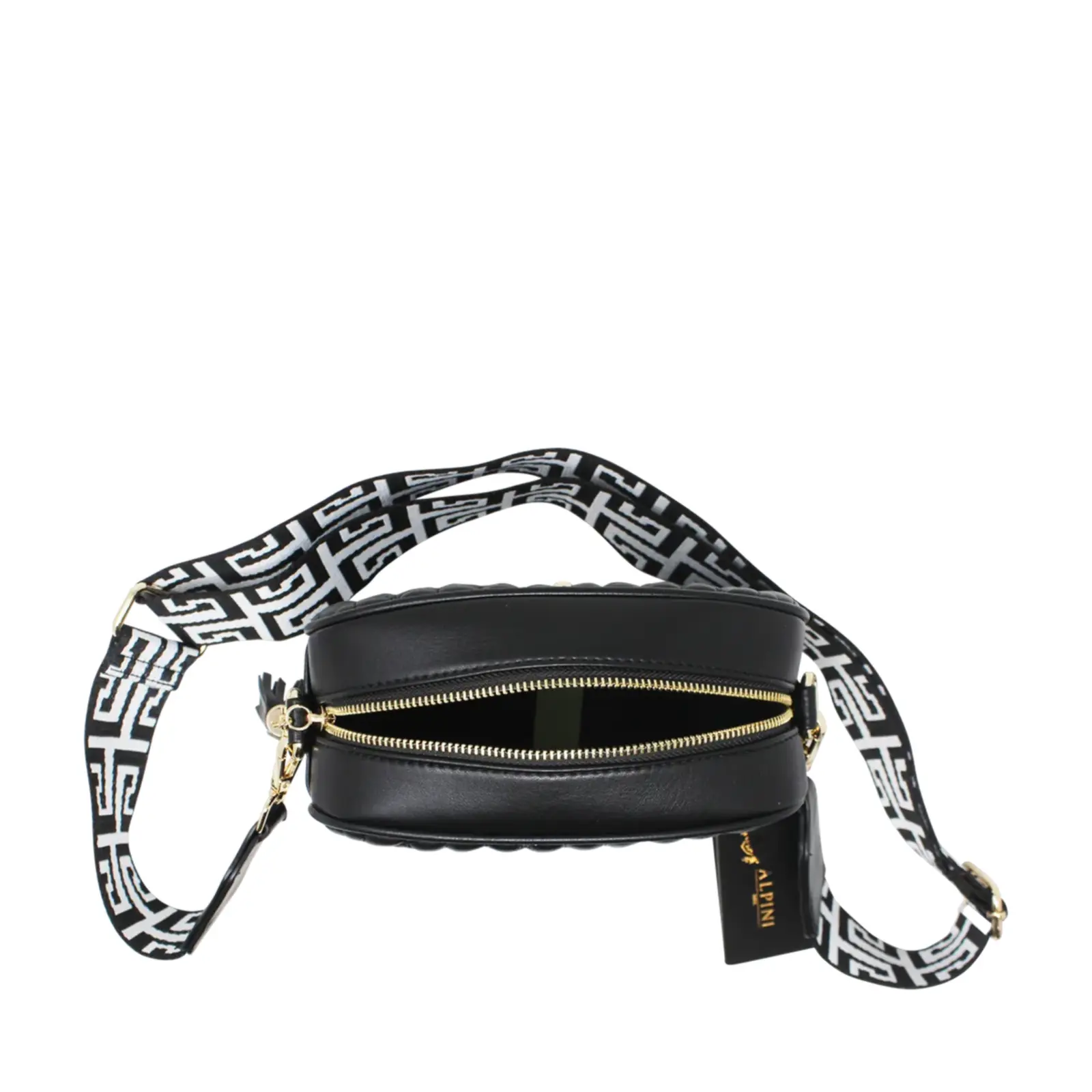 Small Stitched Camera Bag with Bee & Canvas Strap - Image 2