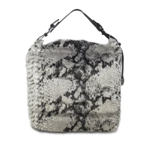 Alpini Single Handle Fluffy Anima Print Tote Bag