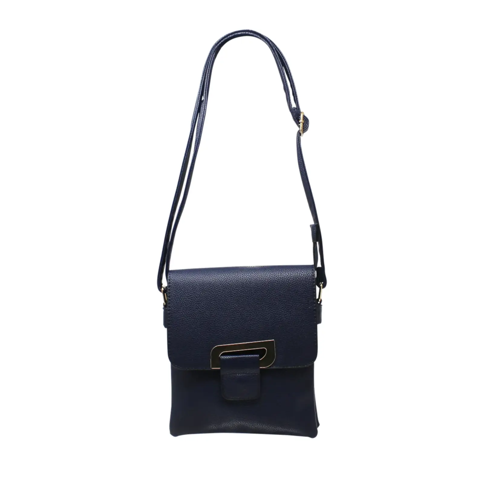 Front Flap Crossbody with Metal Ring - Image 9
