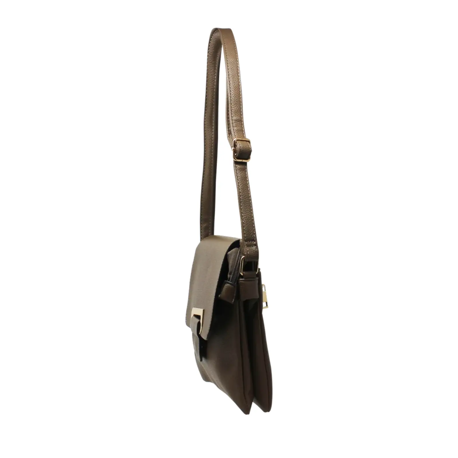 Front Flap Crossbody with Metal Ring - Image 16