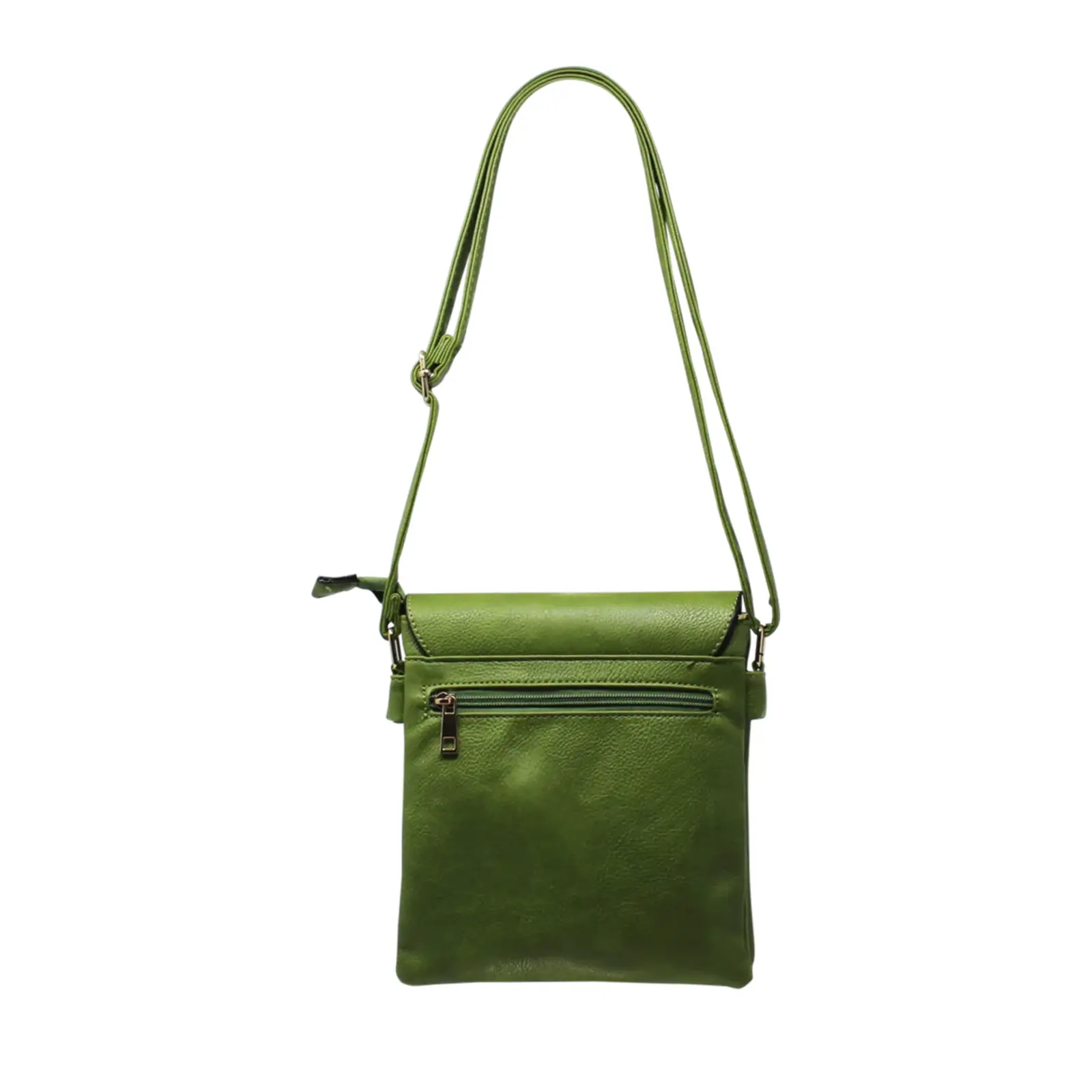 Front Flap Crossbody with Metal Ring - Image 12