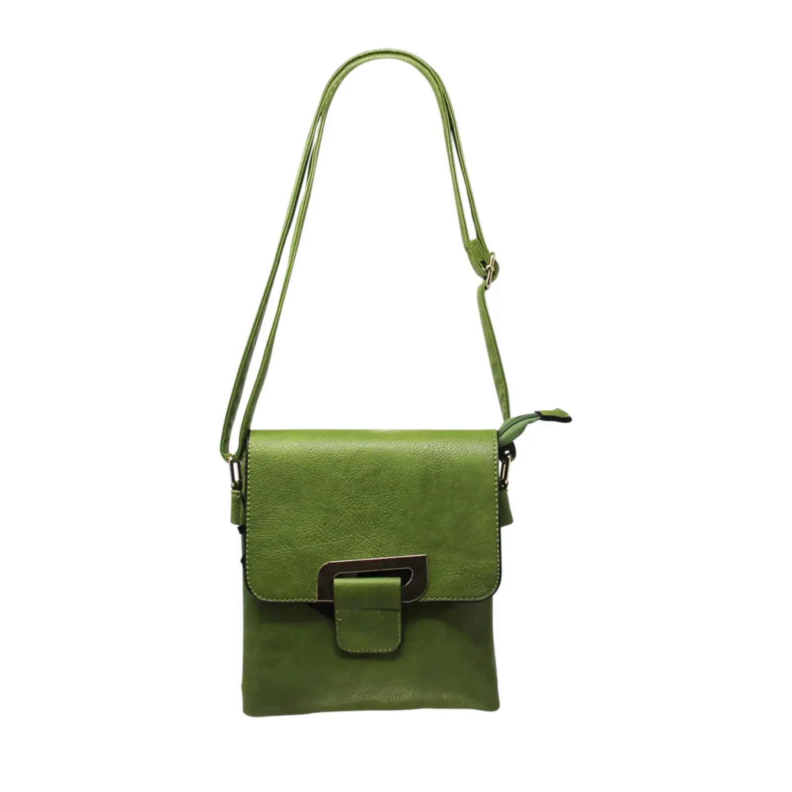 Front Flap Crossbody with Metal Ring - Image 11