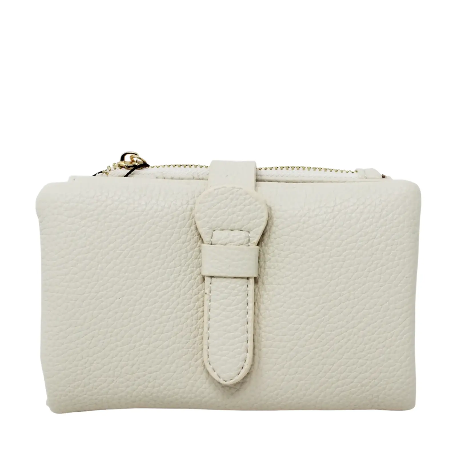 Short Folded Purse with Strap Buckle