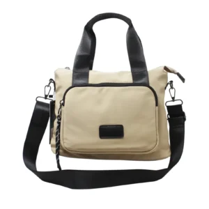 Unisex Lightweight Nylon Handbag with Crossbody Strap