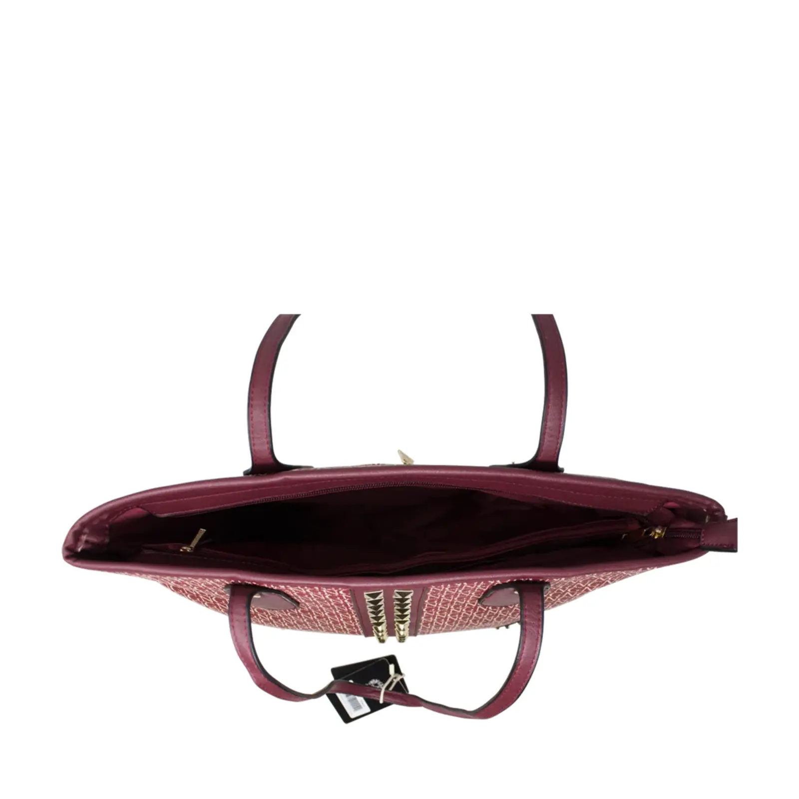 Logo Printed Shopper with Metal Studs - Image 14