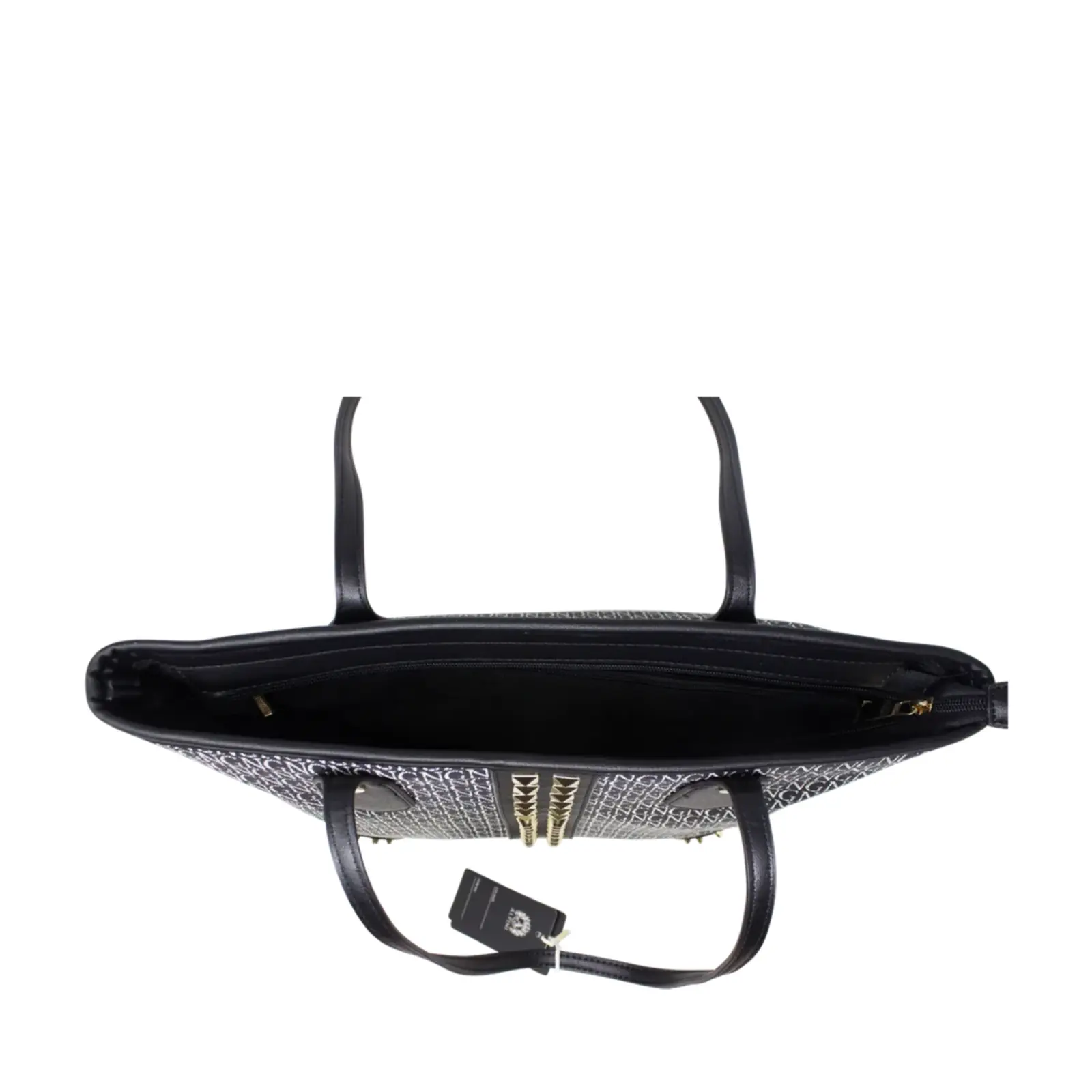 Logo Printed Shopper with Metal Studs - Image 8