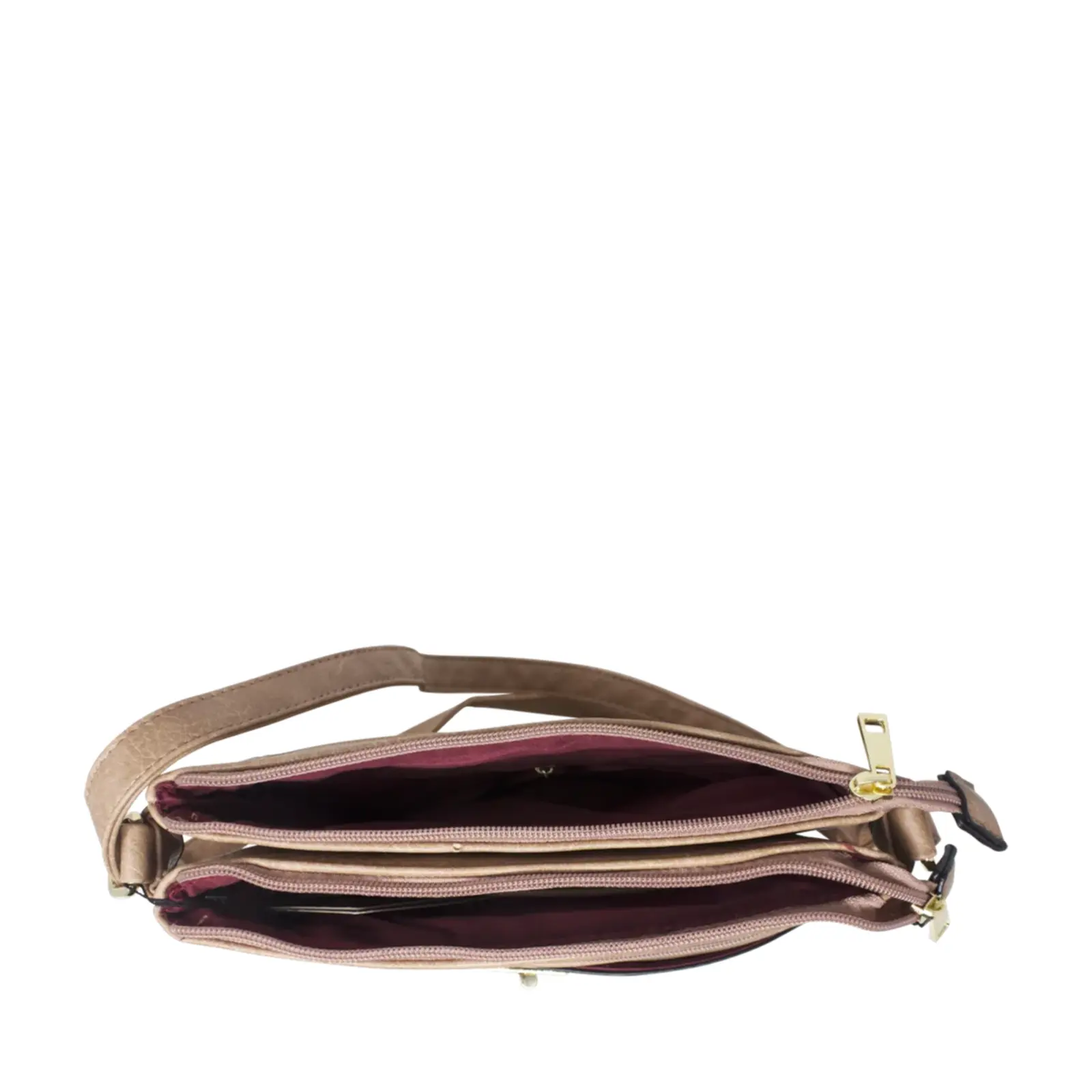 Messenger Crossbody with Zipped and Open Pockets - Image 14