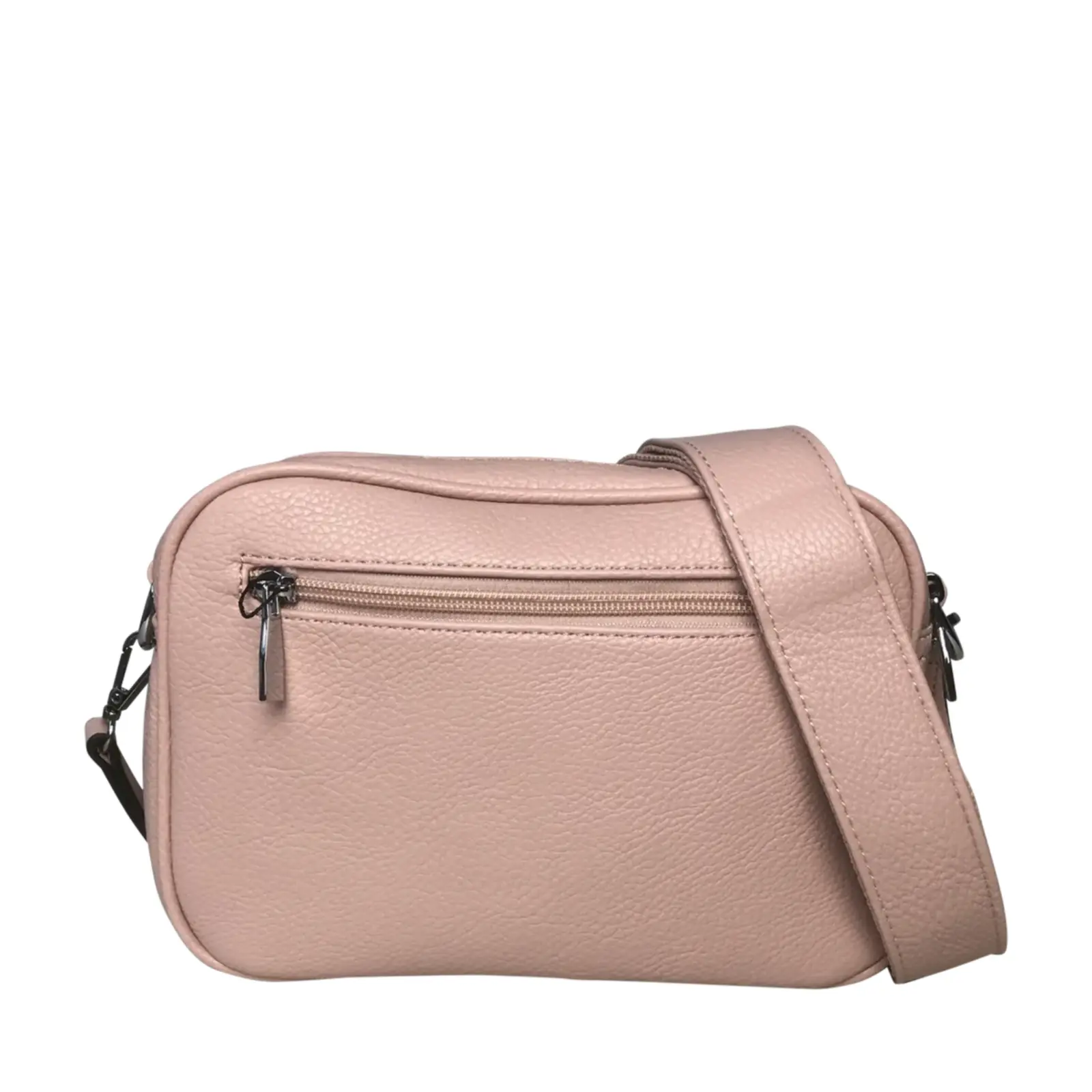 Tassel Accent Duo Zip Crossbody Bag - Image 16