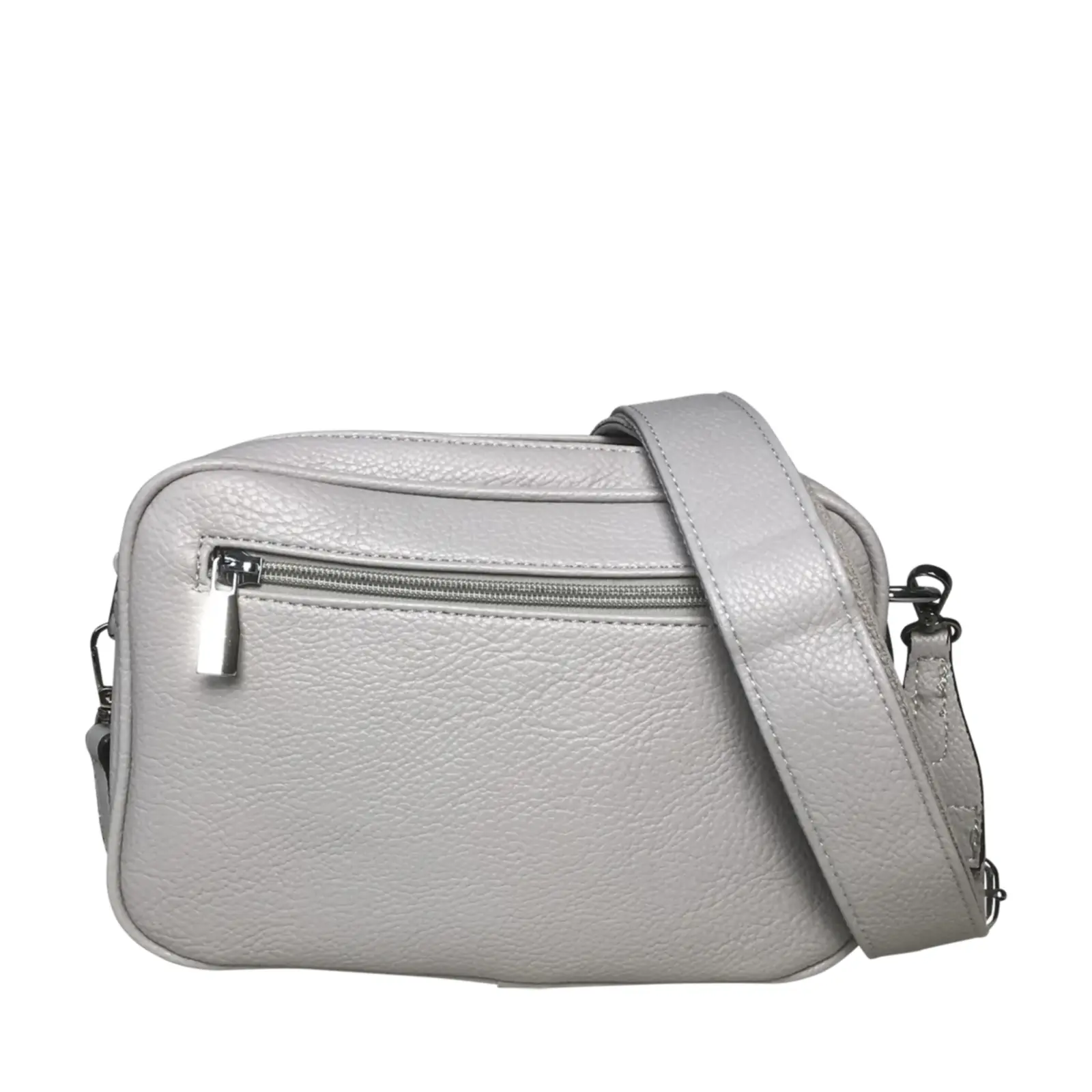 Tassel Accent Duo Zip Crossbody Bag - Image 8