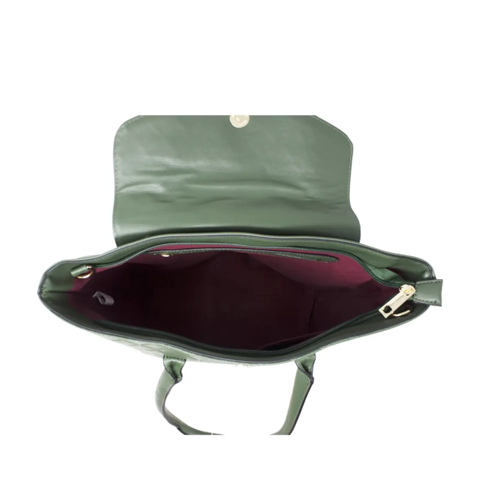 Classic Ladies Shopper with Flap - Image 10