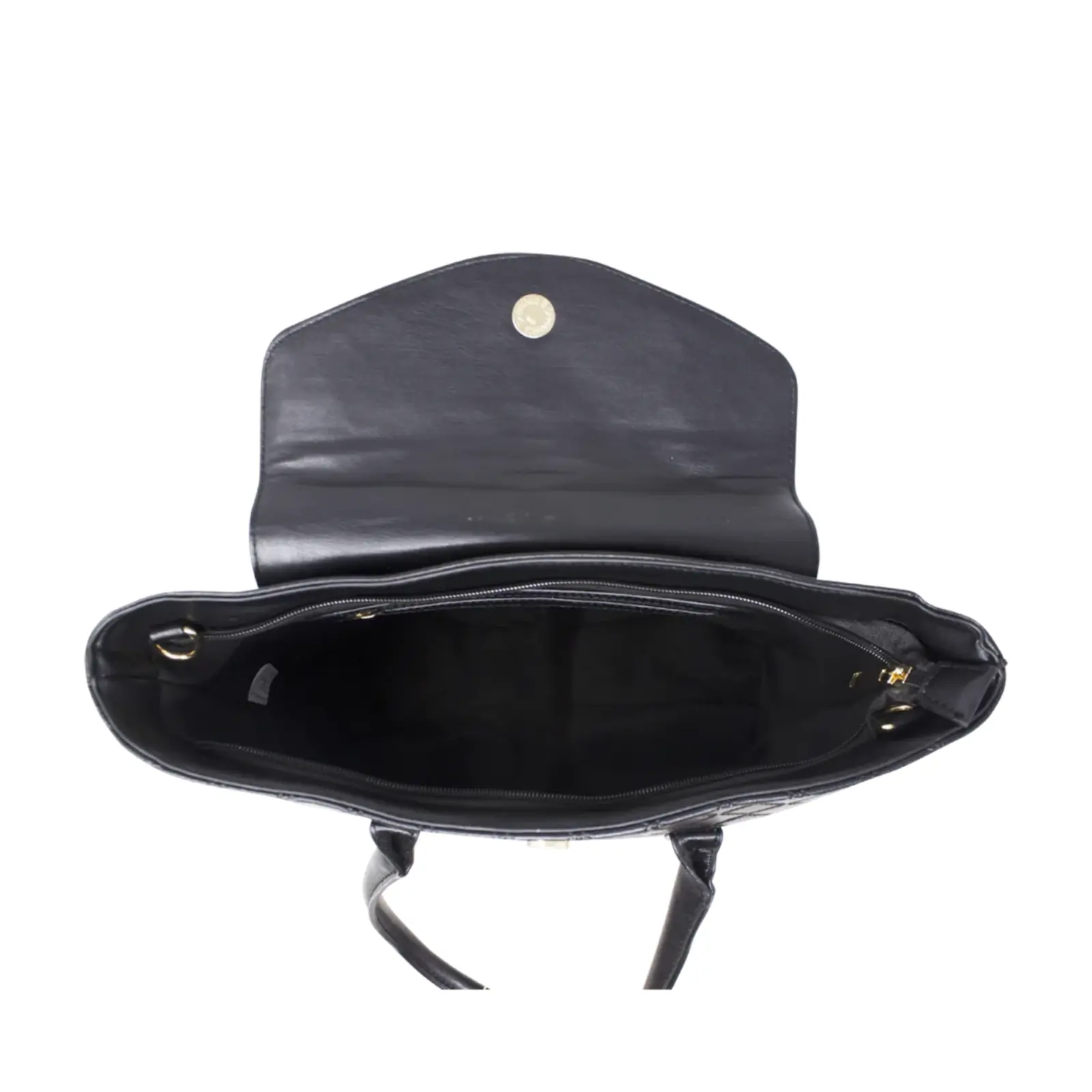 Classic Ladies Shopper with Flap - Image 2