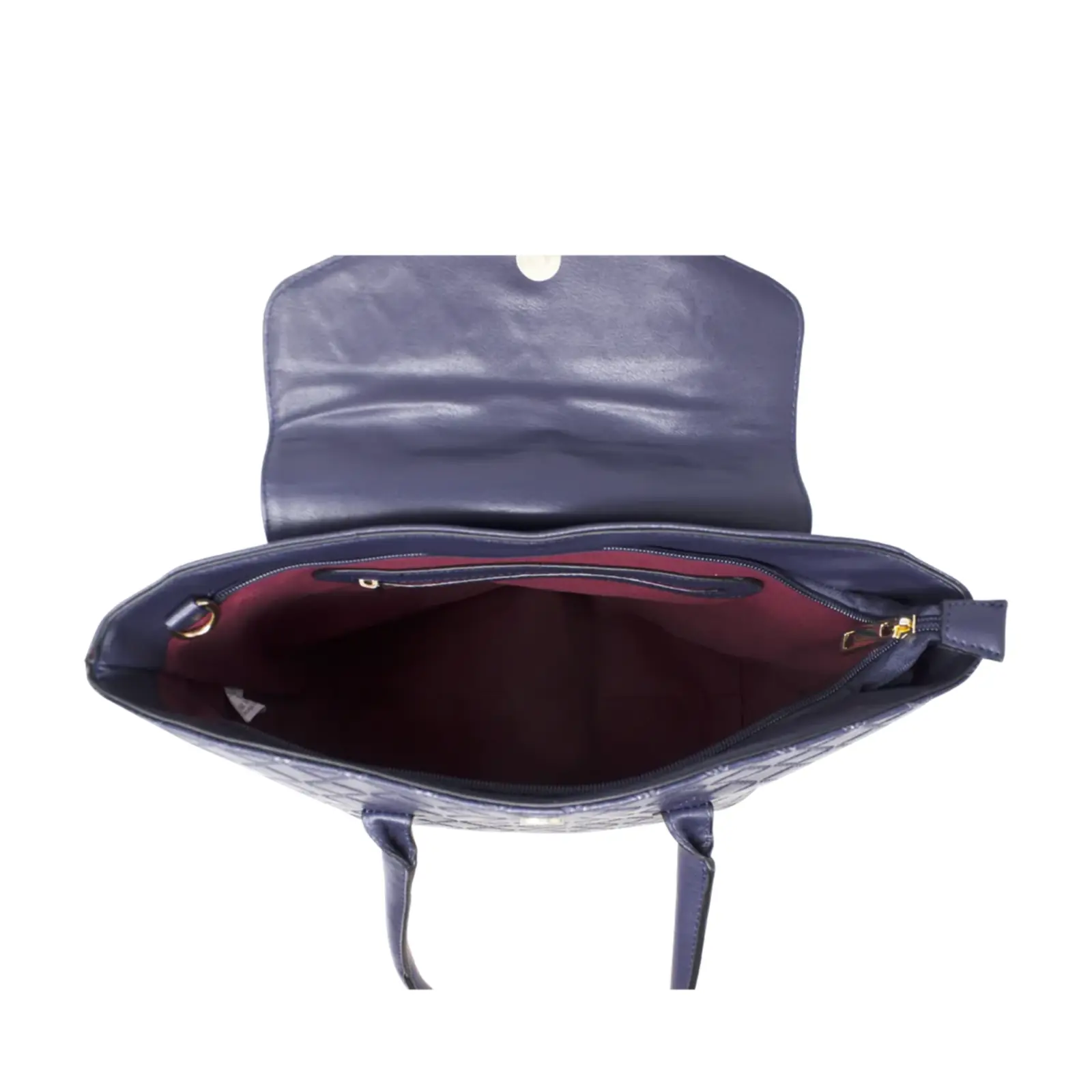 Classic Ladies Shopper with Flap - Image 4