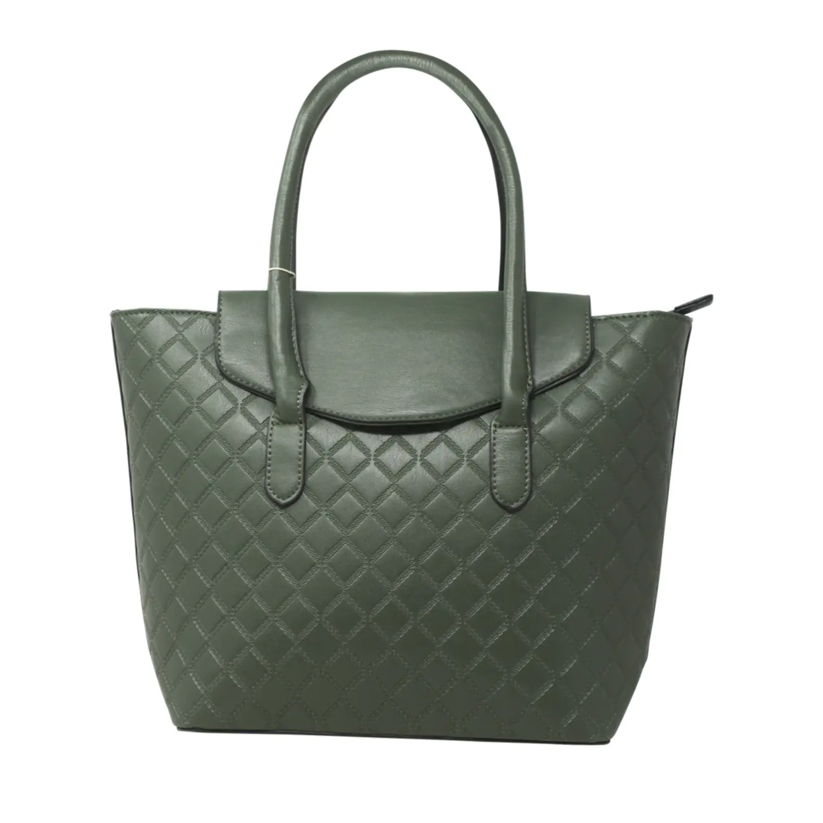 Classic Ladies Shopper with Flap - Image 9