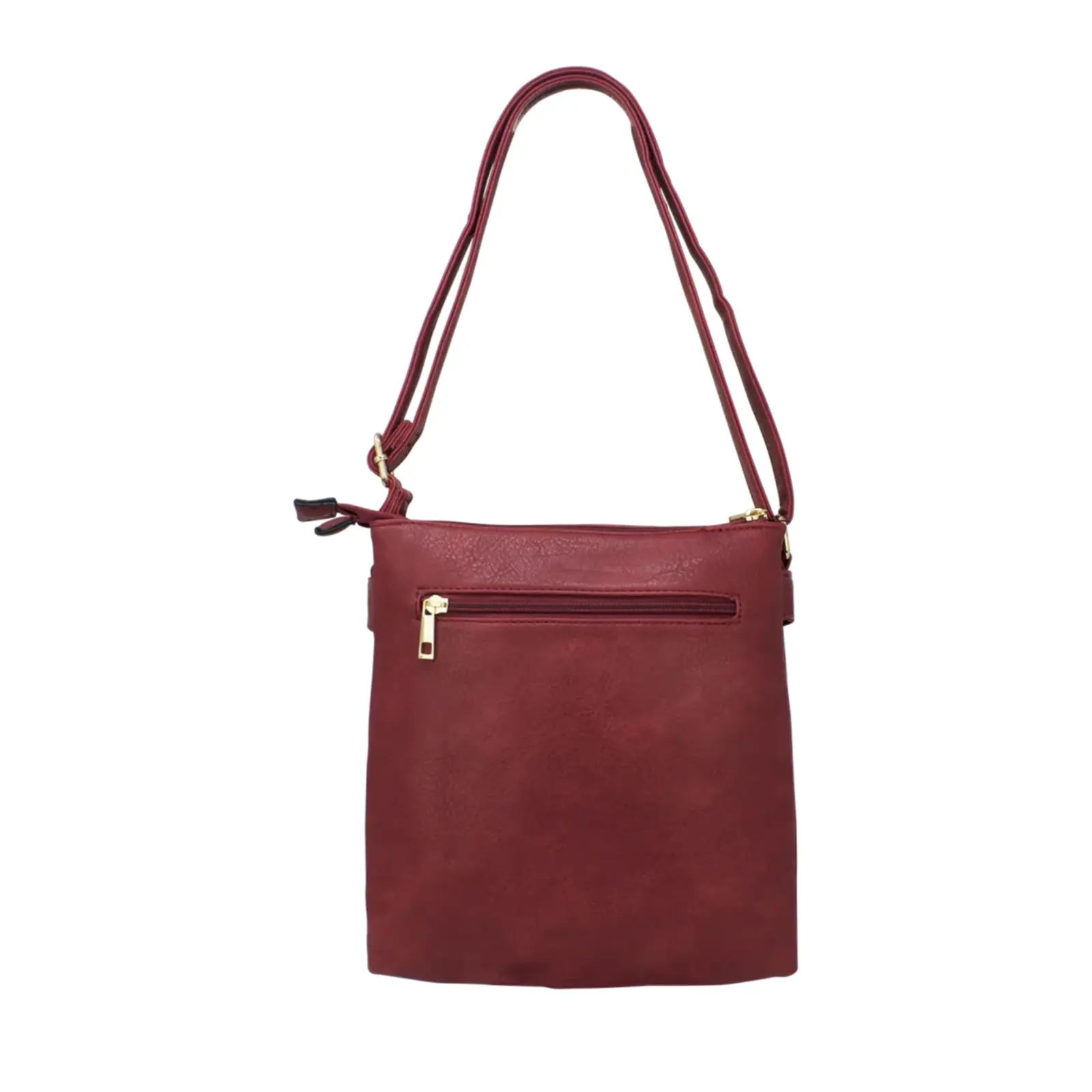 Double Tilted Pockets Crossbody Bag - Image 10