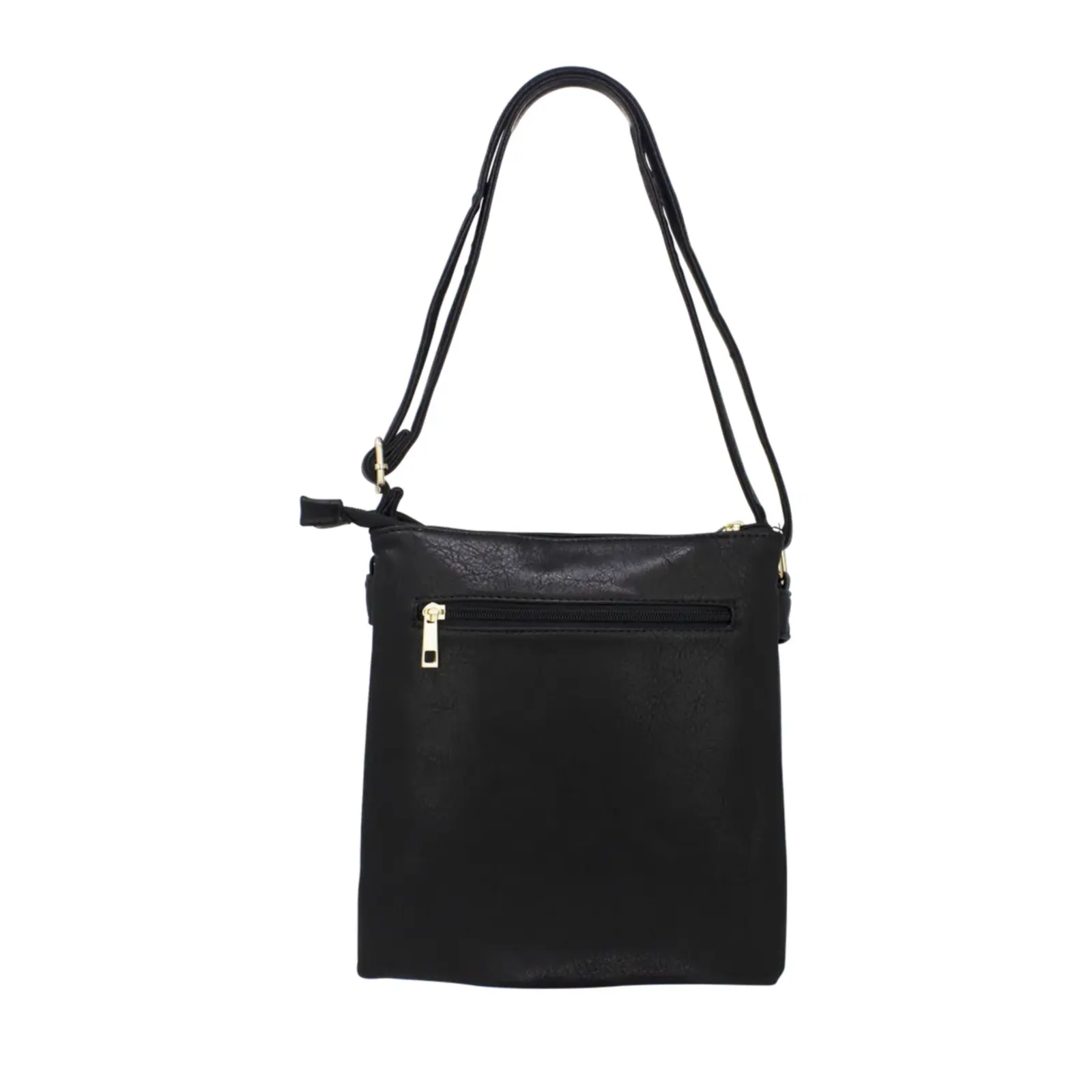 Double Tilted Pockets Crossbody Bag - Image 2