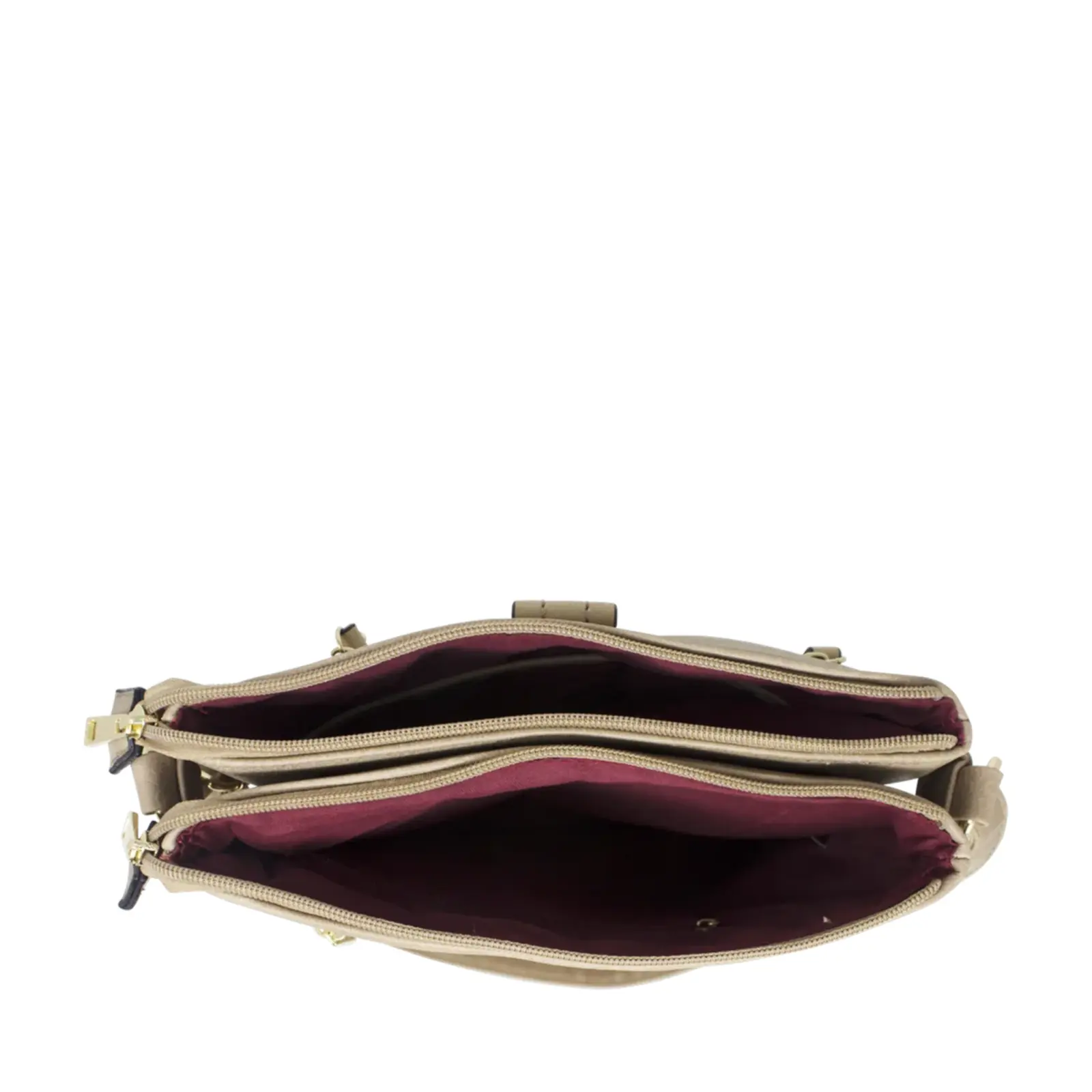 Double Tilted Pockets Crossbody Bag - Image 6