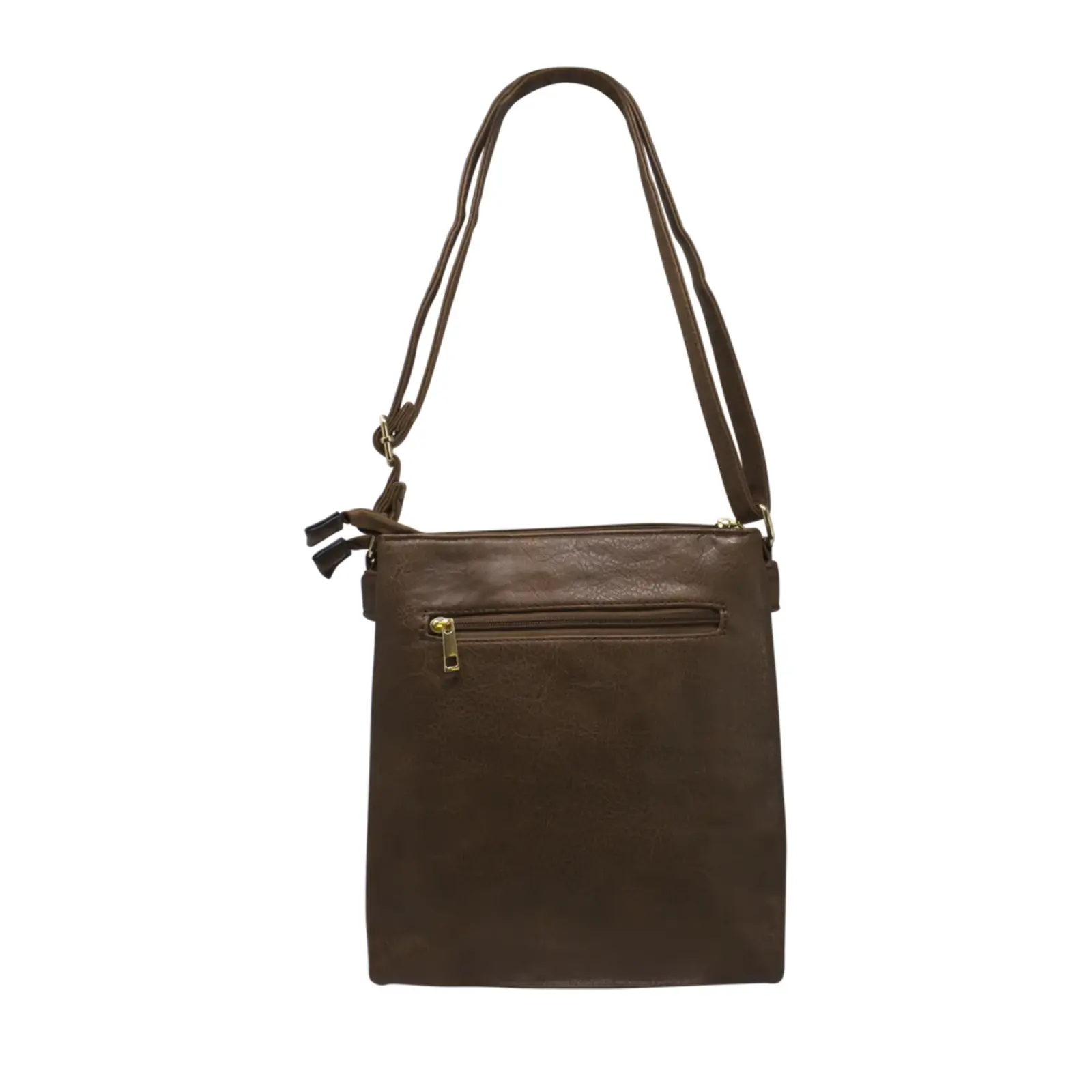 Messenger Crossbody with Zipped and Open Pockets - Image 6