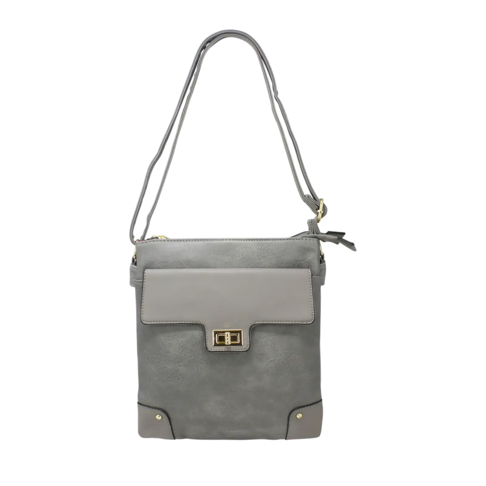 Front Flap Lock Pocket Crossbody Bag - Image 7