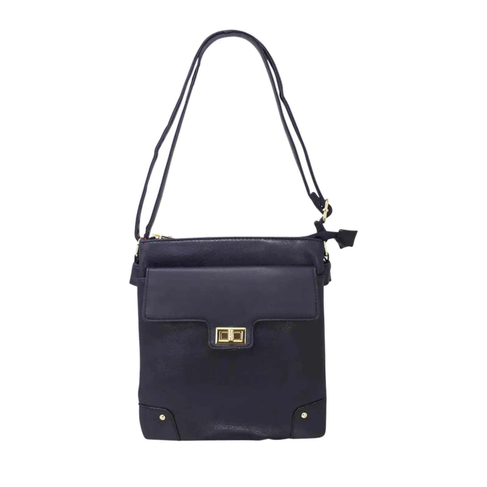 Front Flap Lock Pocket Crossbody Bag - Image 3