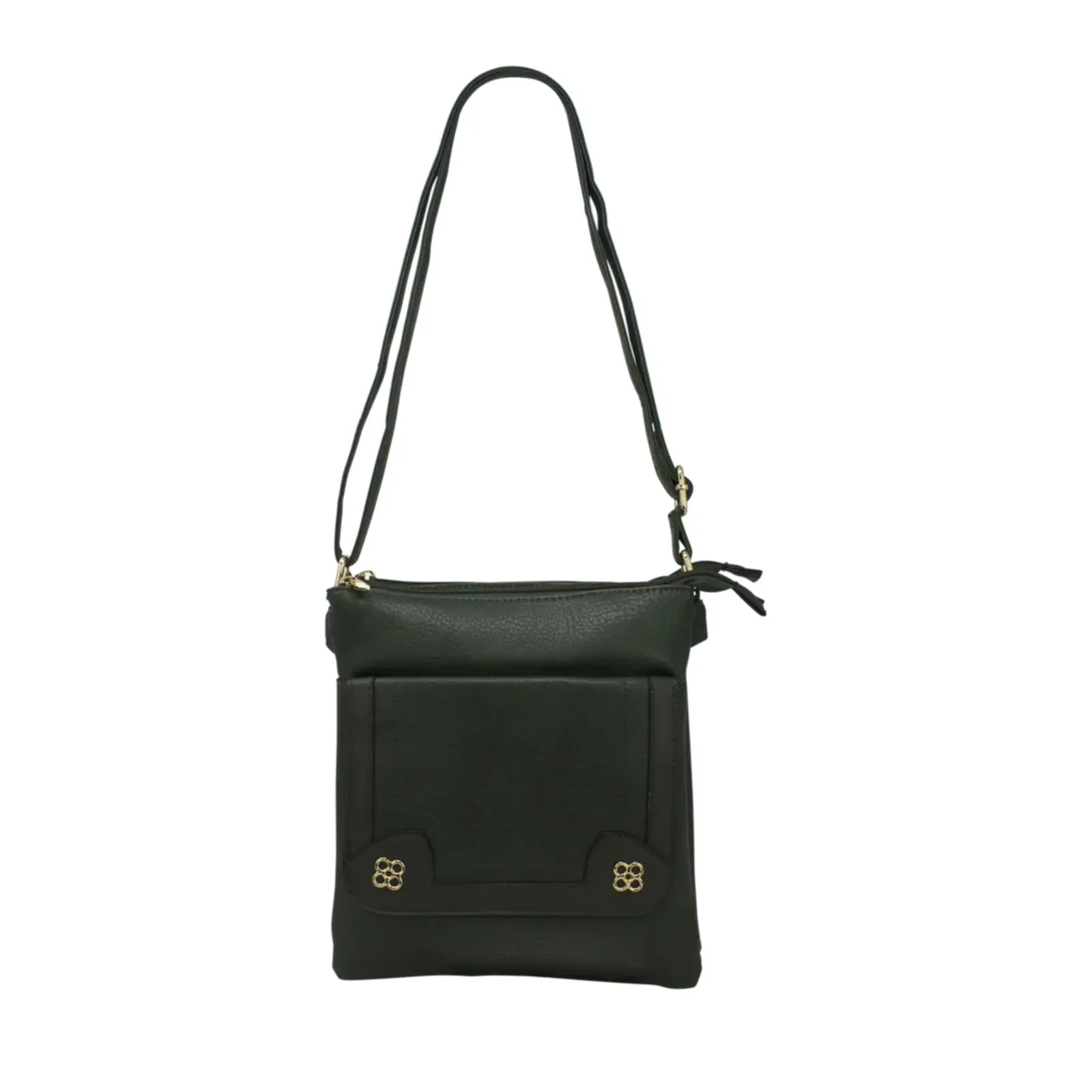 Crossbody with Double Flower Tags - Image 7