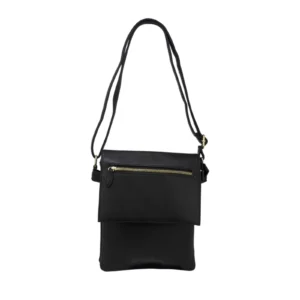 Front Flap Zipped Pocket Messenger Bag