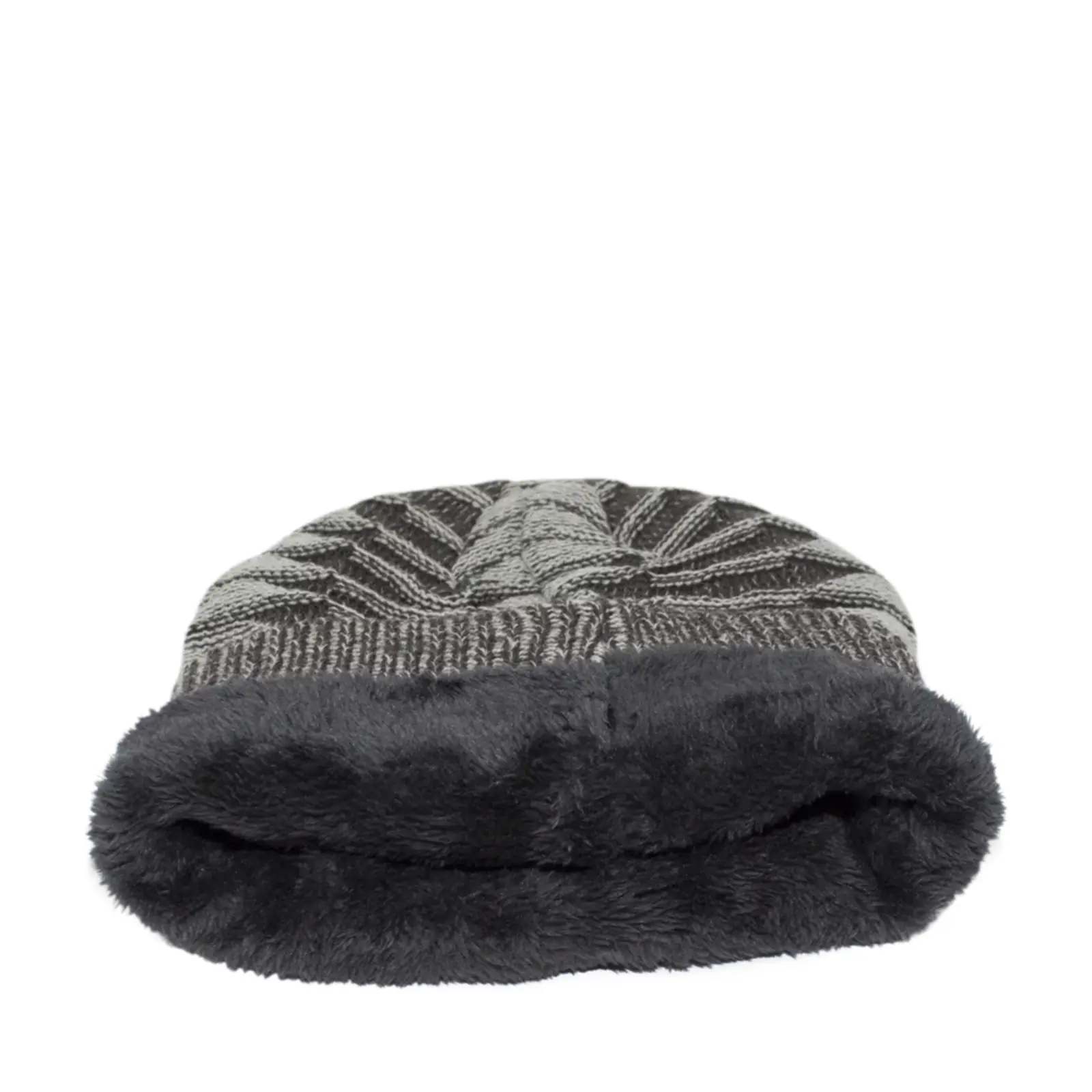 Knit Inside Fur Beanie - Image 6