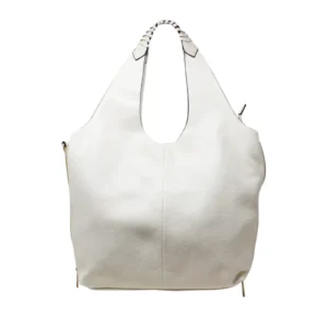 Large Hobo Shoulder Bag with Braided Handle