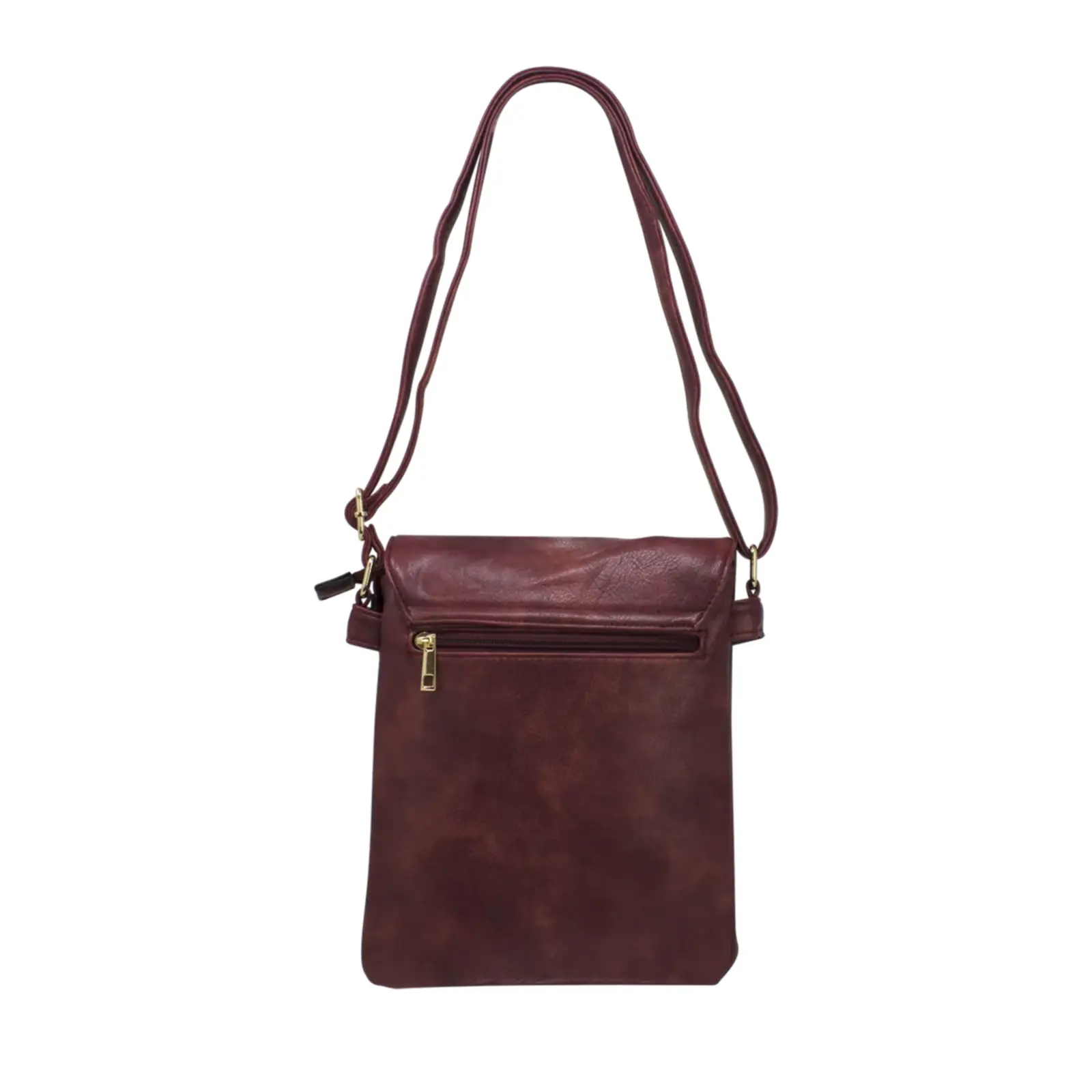 Crossbody with Flap Over Zipped Pocket - Image 12