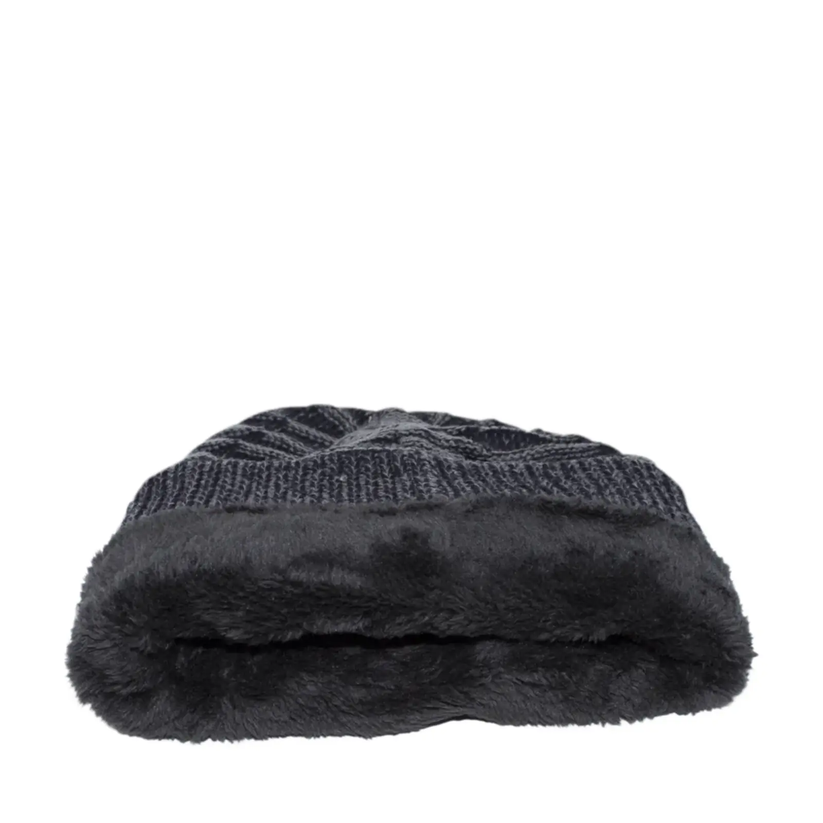 Knit Inside Fur Beanie - Image 8