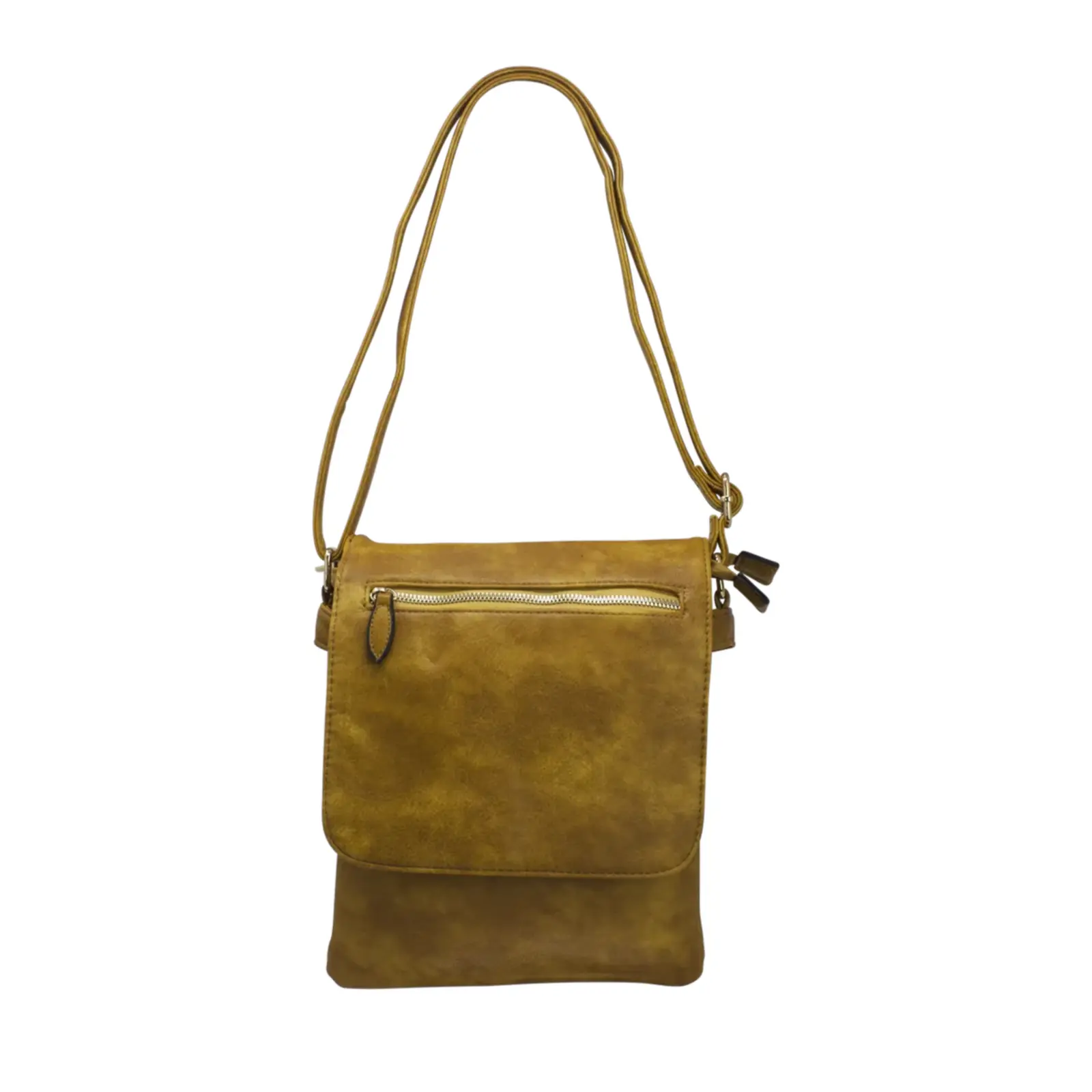 Crossbody with Flap Over Zipped Pocket - Image 13