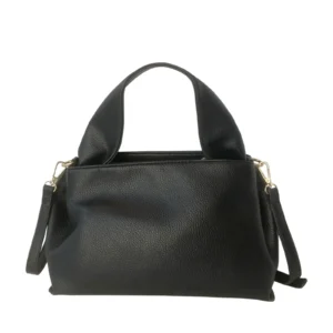 Soft Handle Convertible Handbag with Detachable Strap