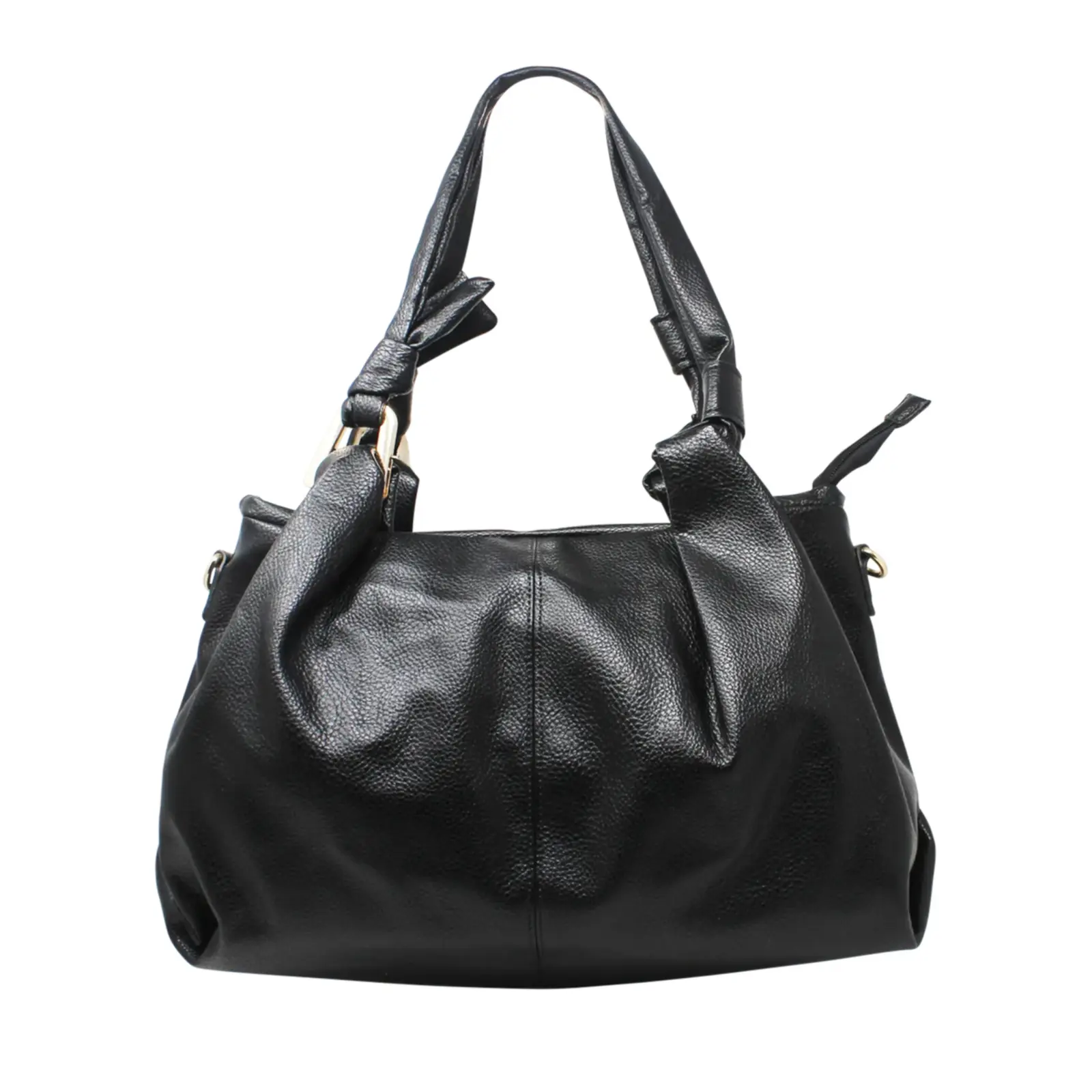 Large Knot Shoulder Bag with Crossbody Strap - Image 3