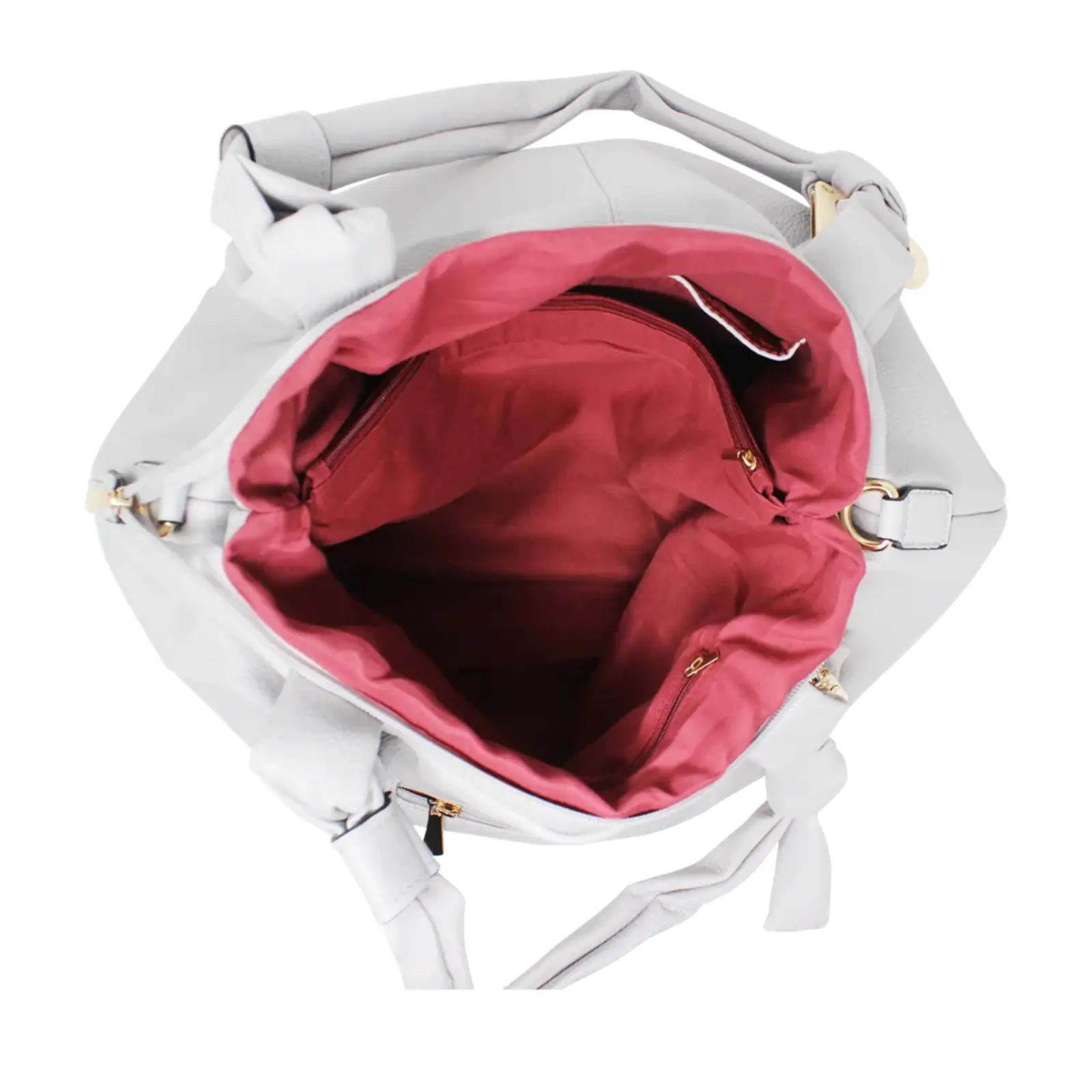 Large Knot Shoulder Bag with Crossbody Strap - Image 10