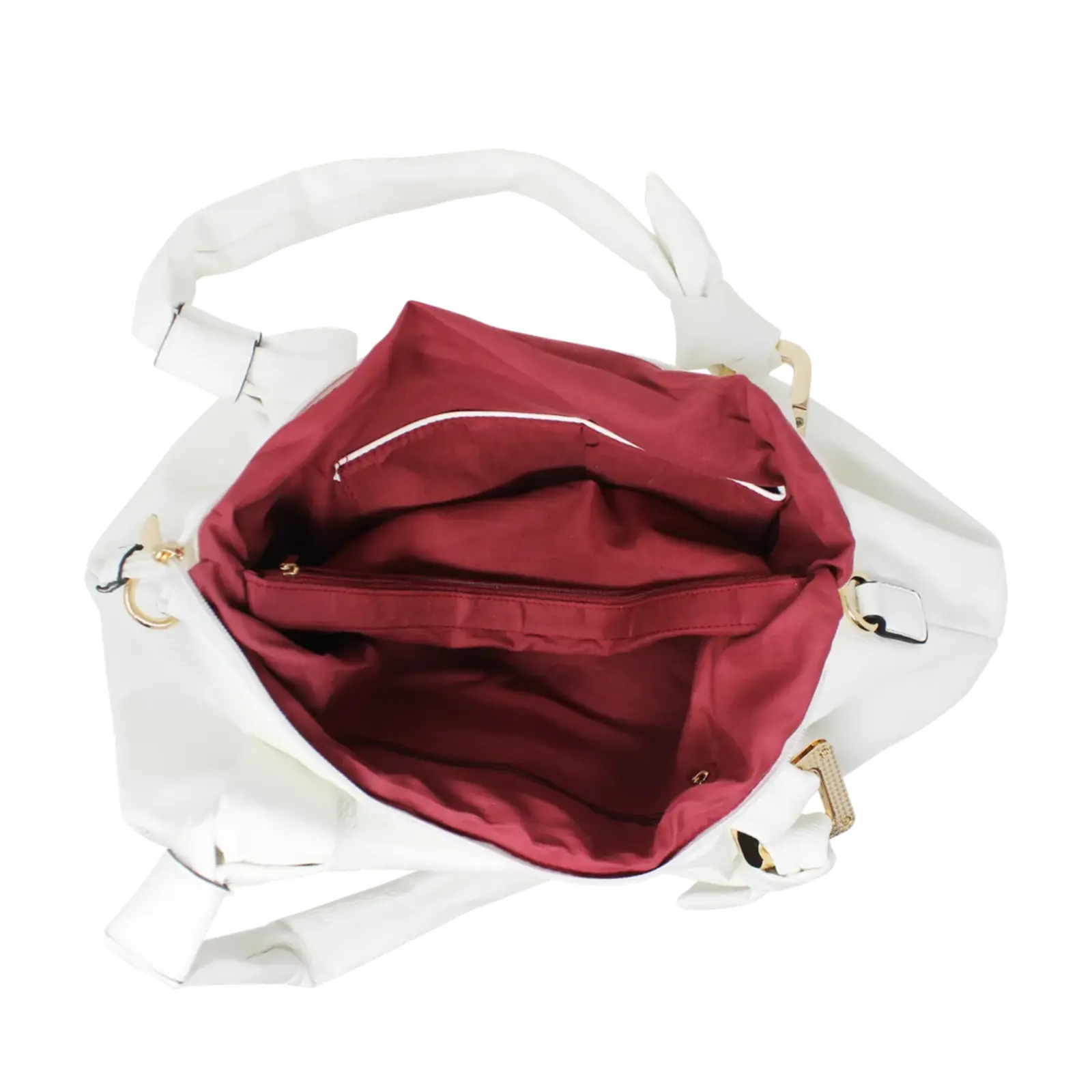 Large Knot Shoulder Bag with Crossbody Strap - Image 22