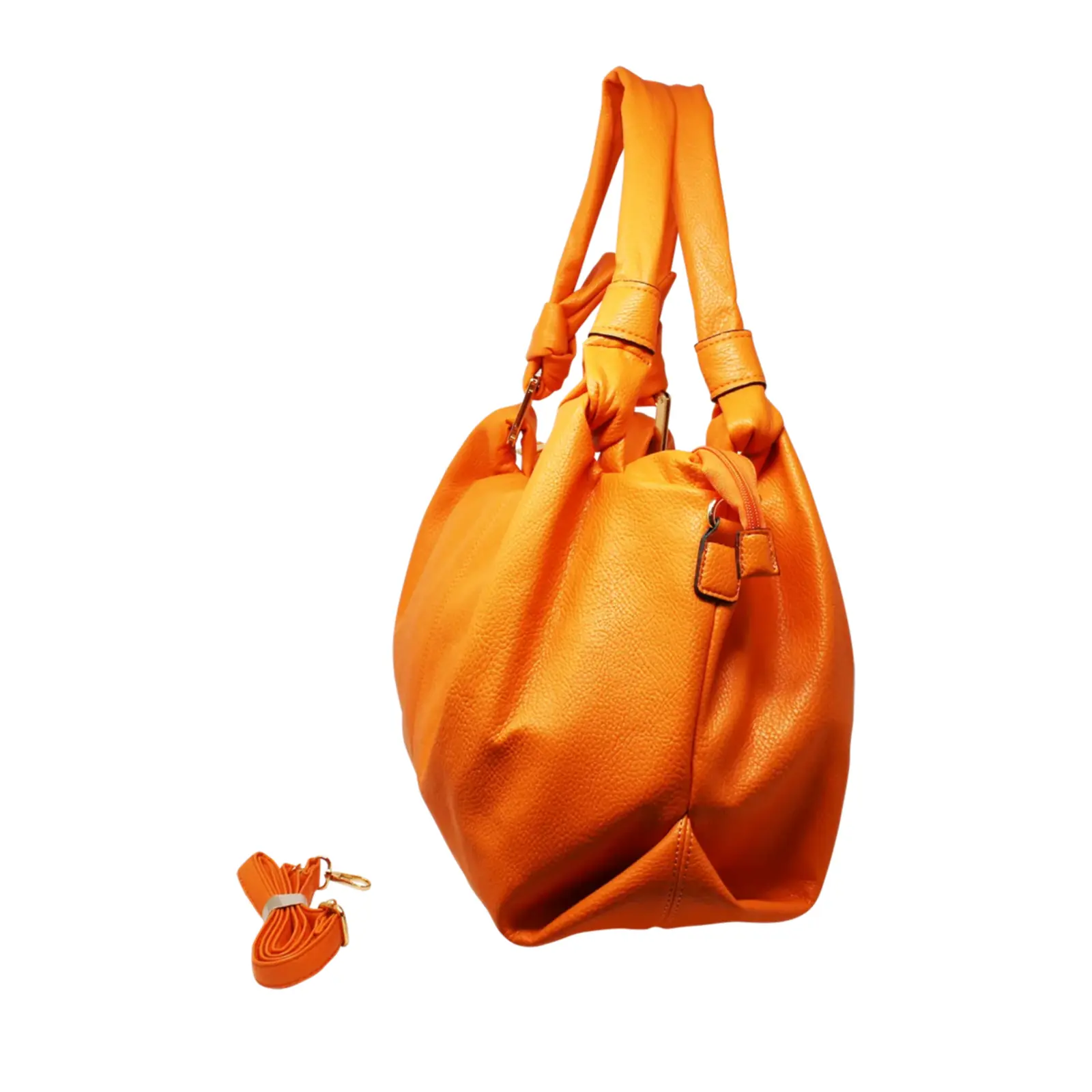 Large Knot Shoulder Bag with Crossbody Strap - Image 16