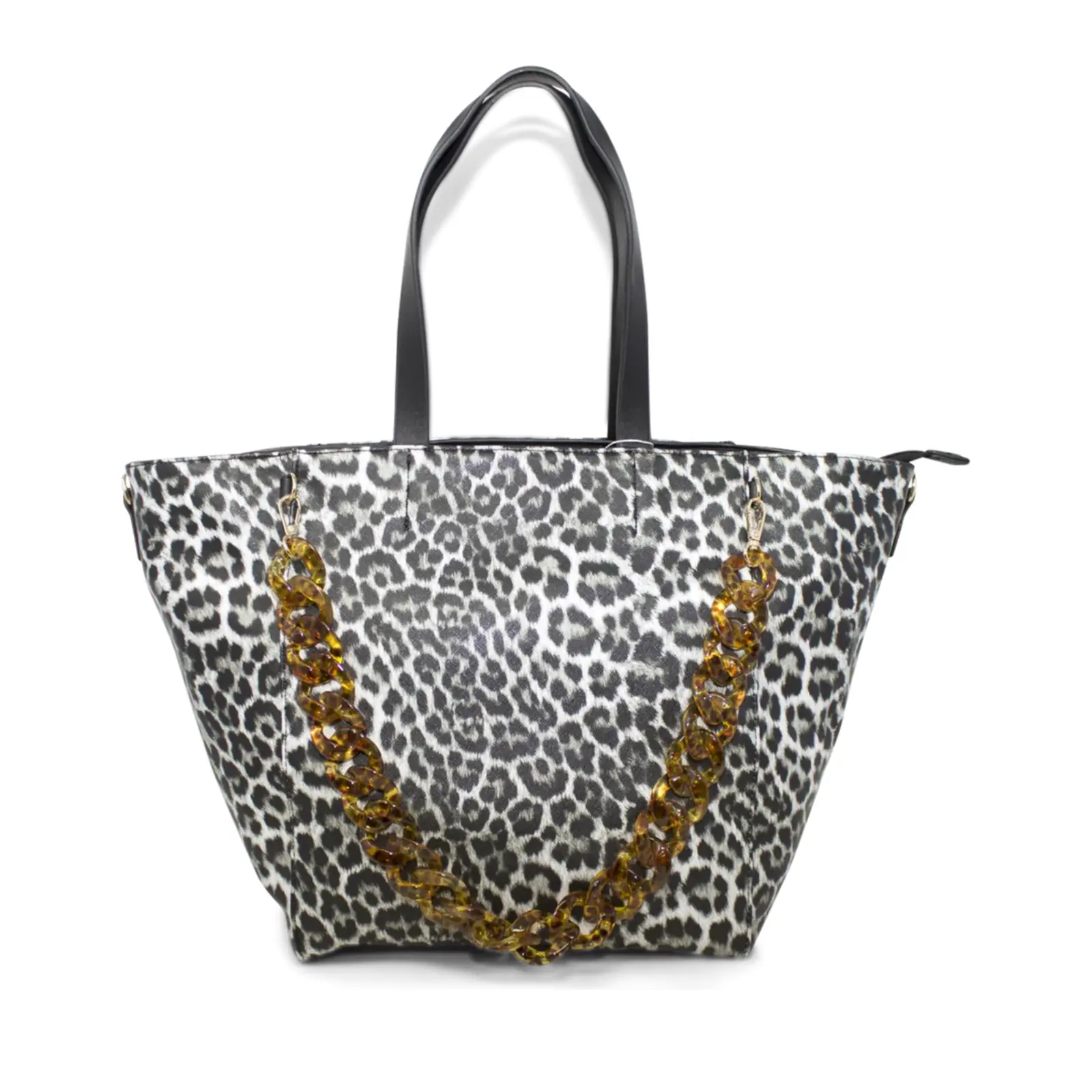 Ladies Leopard Print Tote Bag