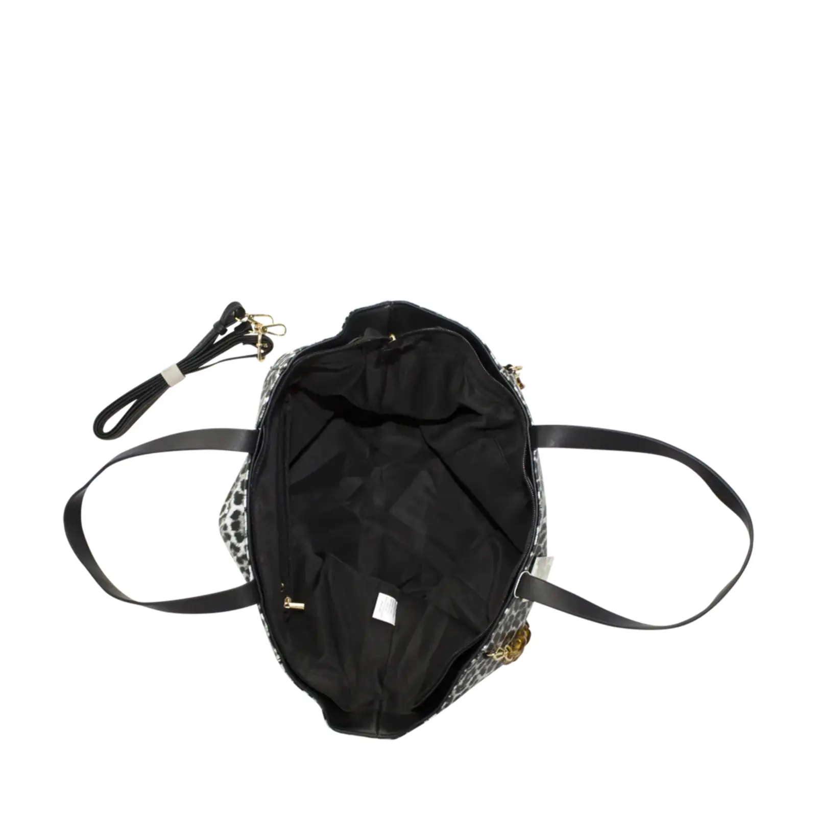 Ladies Leopard Print Tote Bag - Image 2