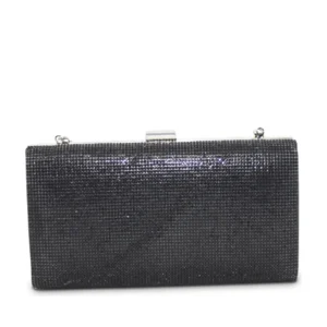 Diamante Adorned Gloss Evening Bag