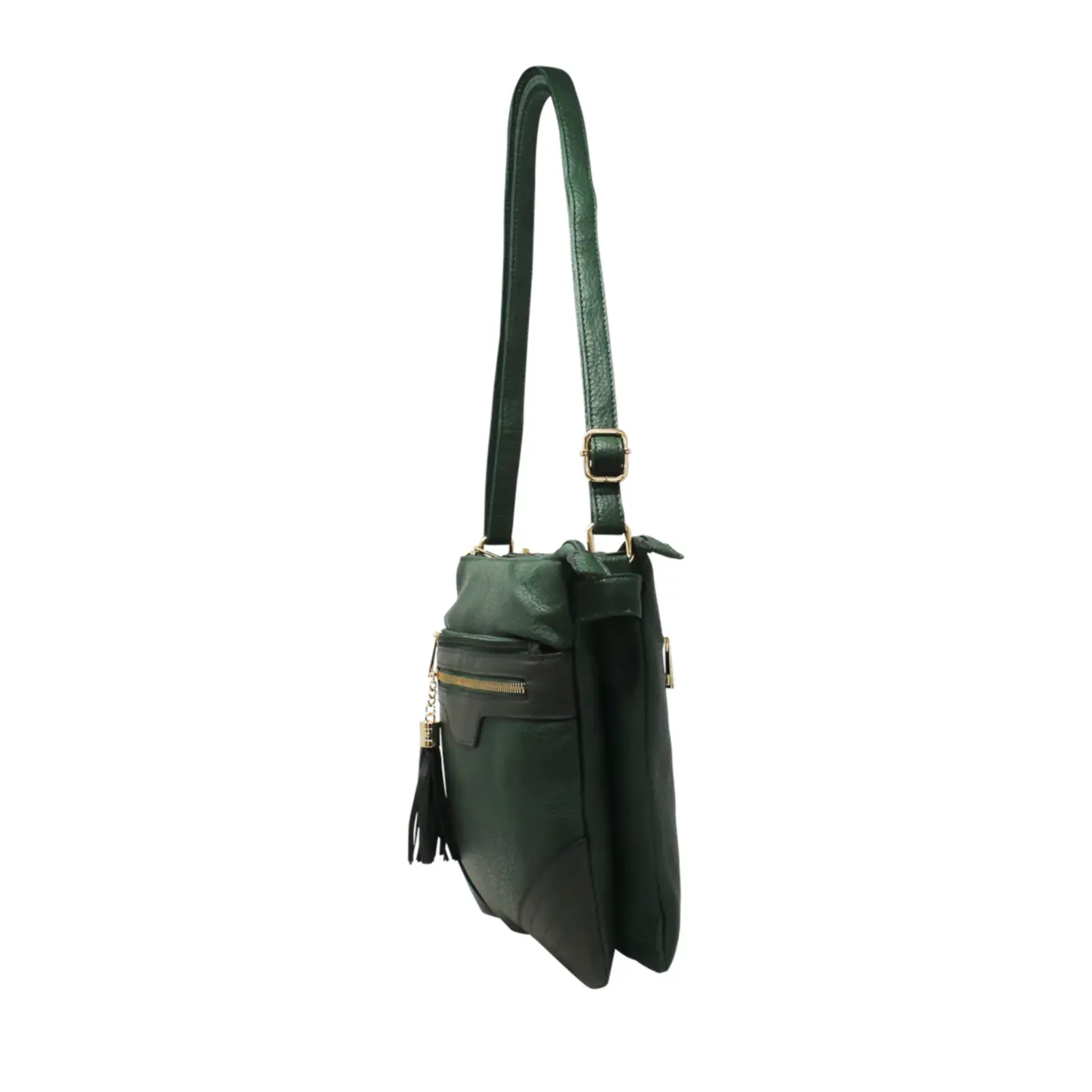 Duo-Compartment Crossbody with Tassel - Image 8