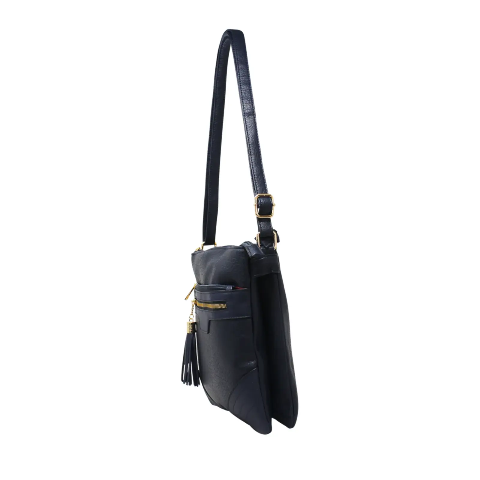 Duo-Compartment Crossbody with Tassel - Image 4