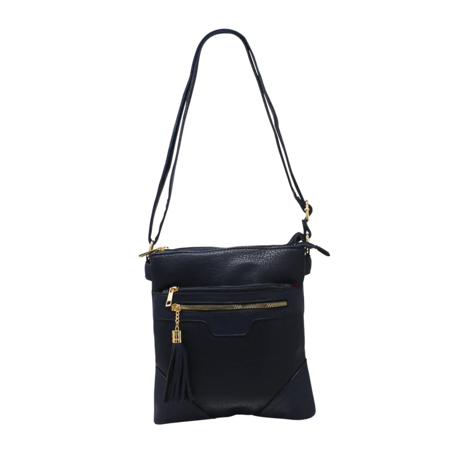 Duo-Compartment Crossbody with Tassel - Image 3