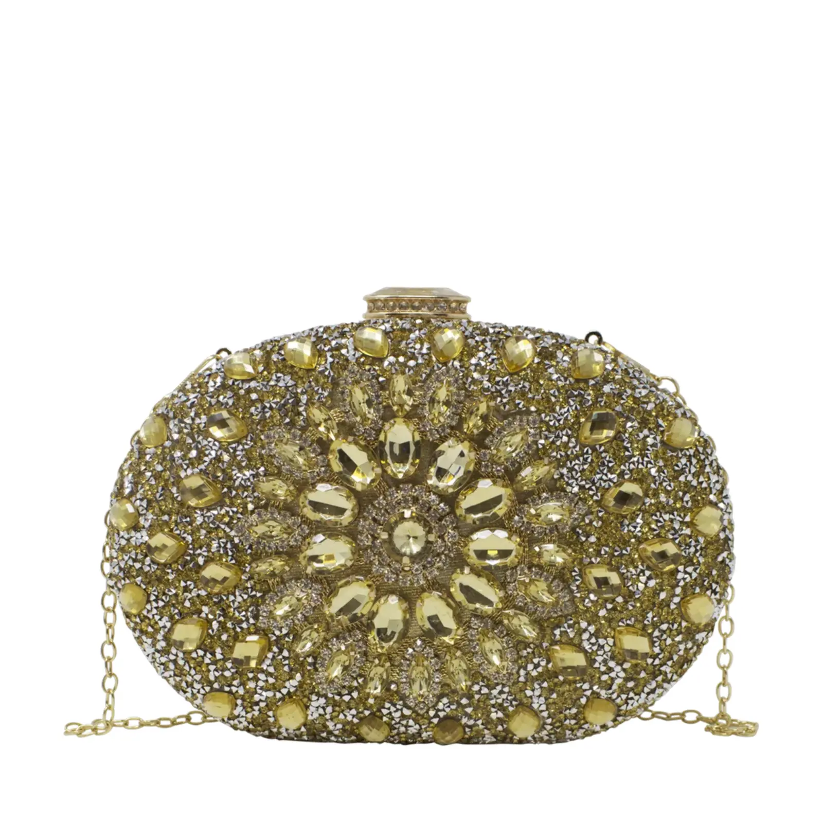 Full Diamante Clutch Bag - Image 3
