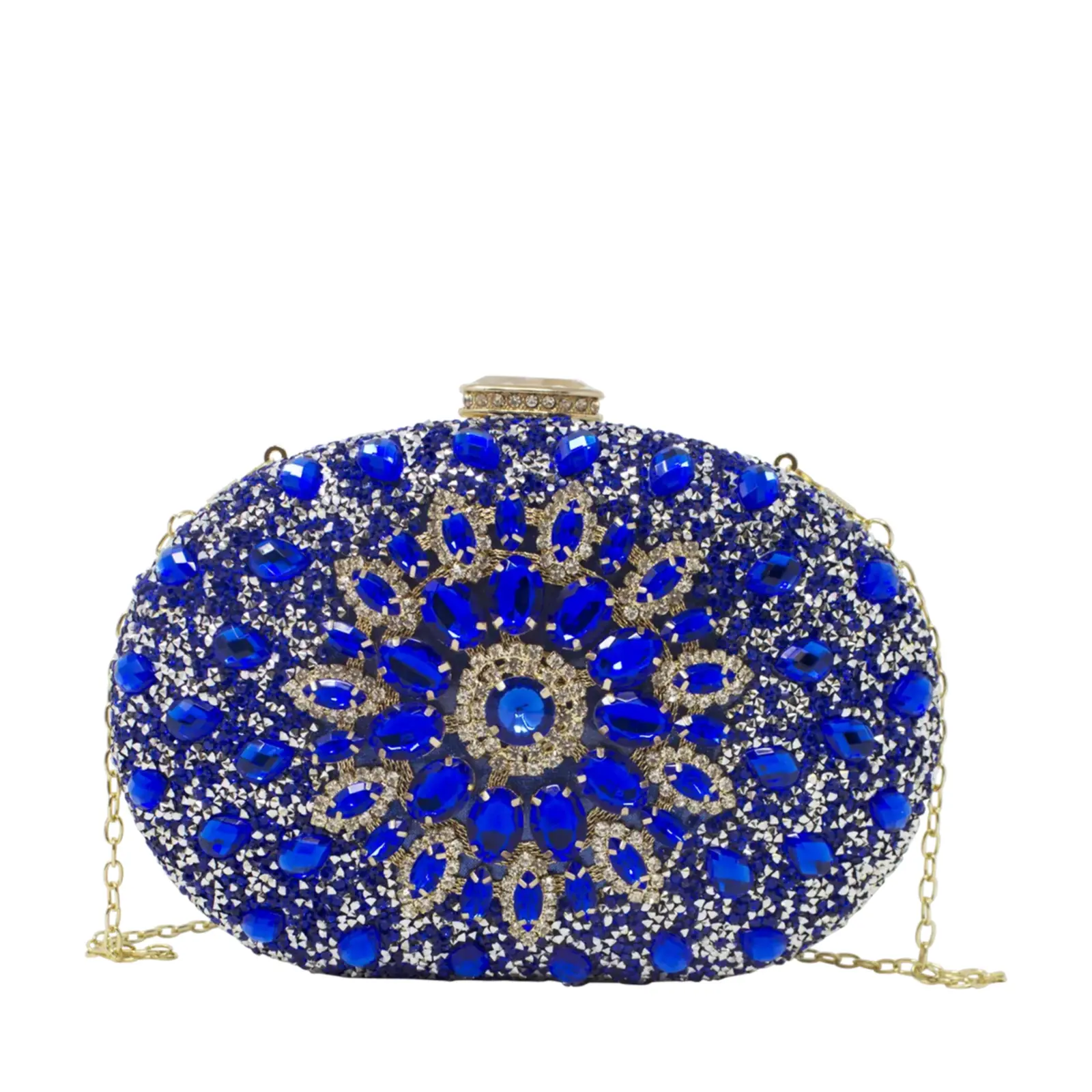 Full Diamante Clutch Bag - Image 7